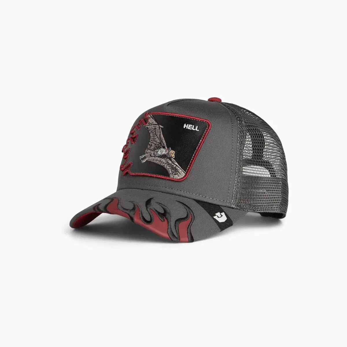 Hell Flames Trucker Hat Goorin Bros - Tops and Bottoms USA