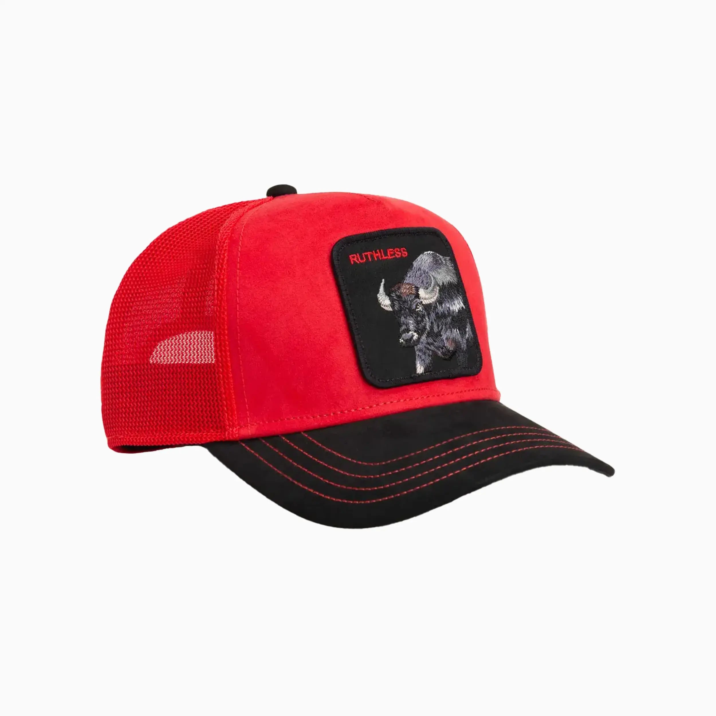 Suede Buffalo Trucker Hat