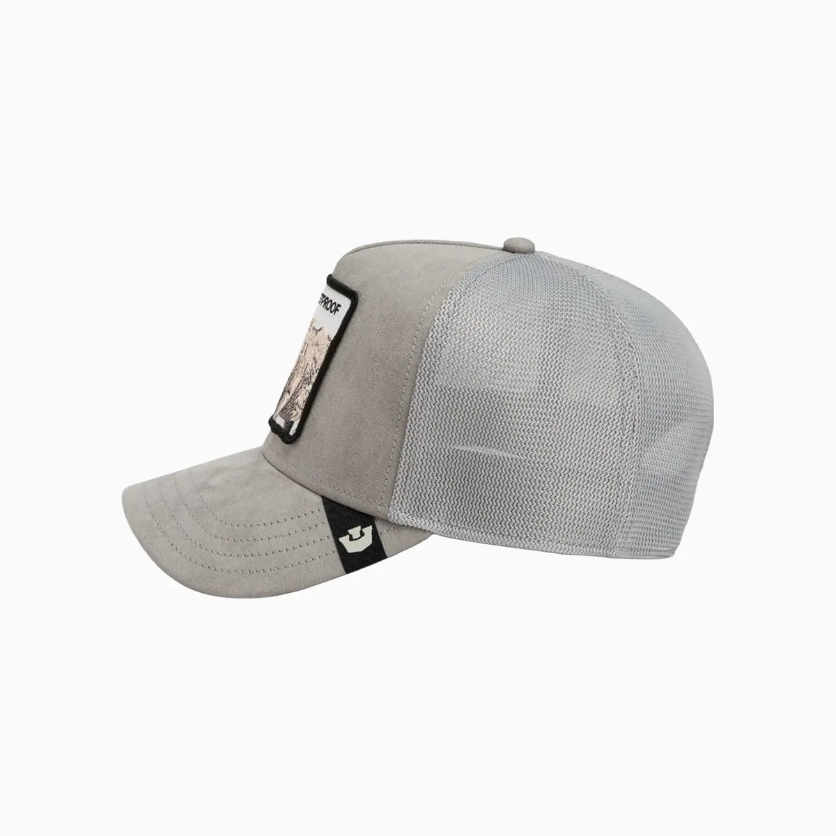 Suede Rhino Trucker Hat