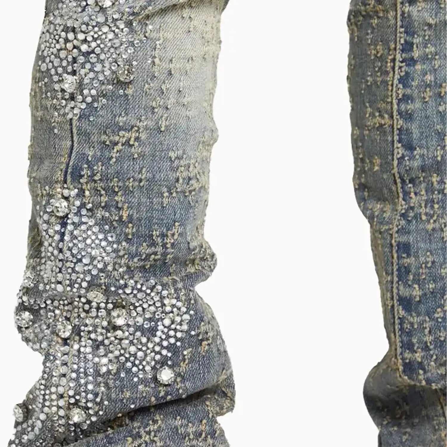 Guapi Kid's Distressed Cross Denim Pant
