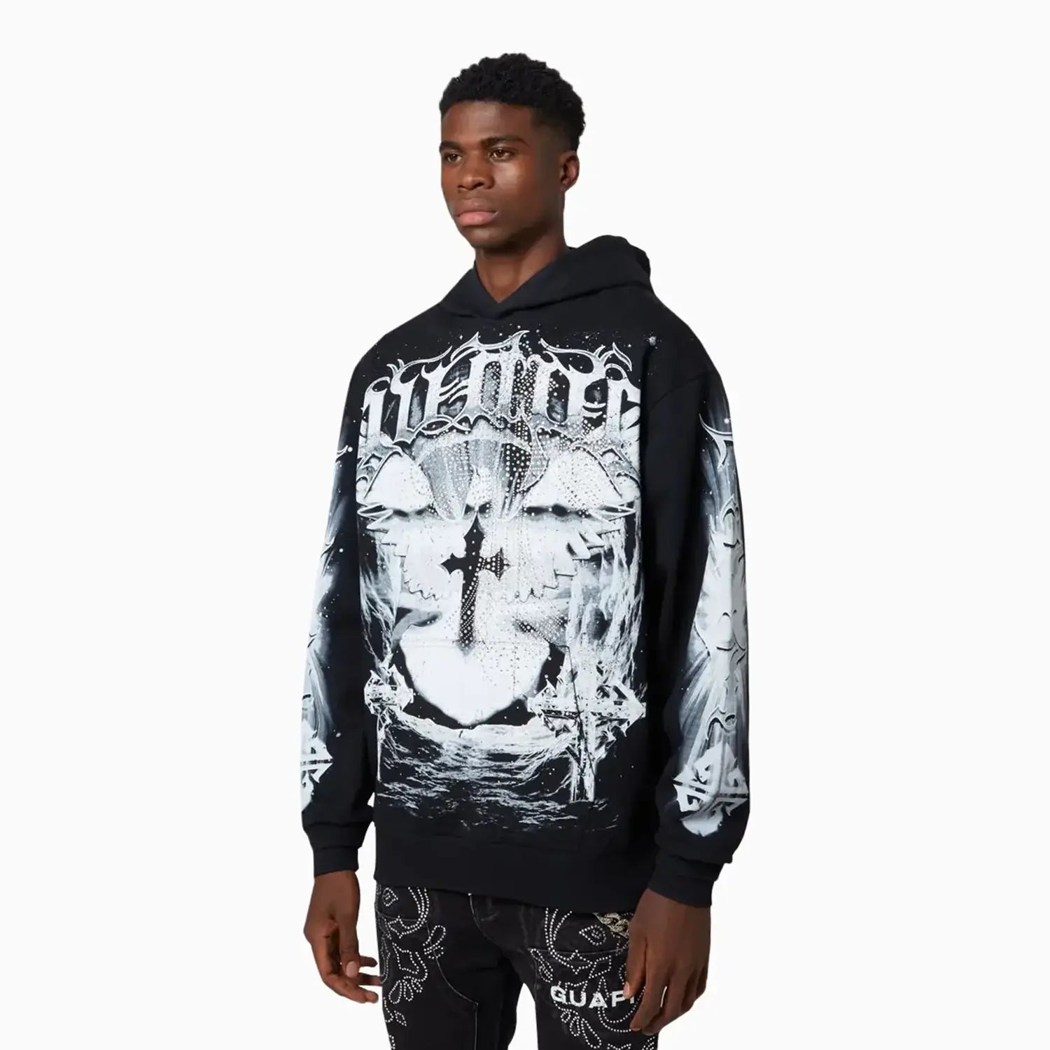 Guapi Men's Black Heavens Vault Hoodie