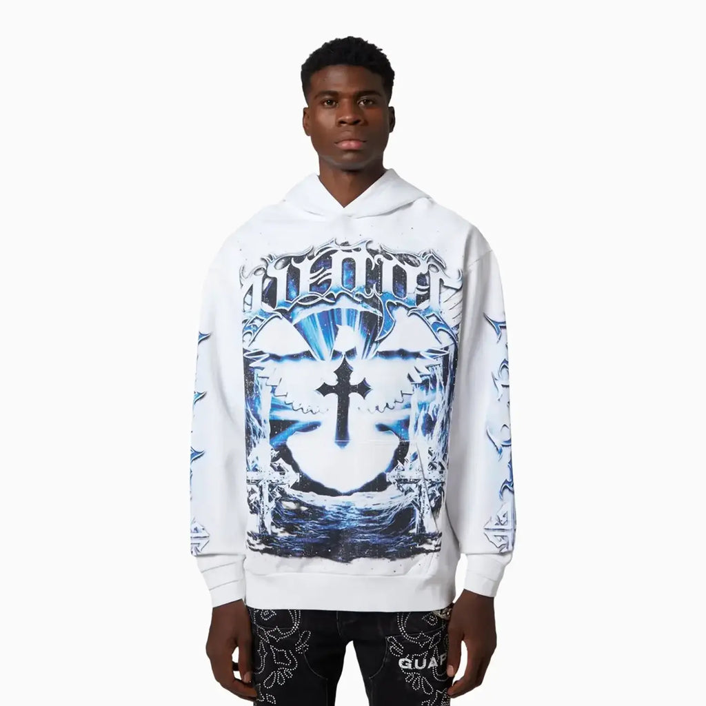 Guapi Men's White Heavens Vault Hoodie