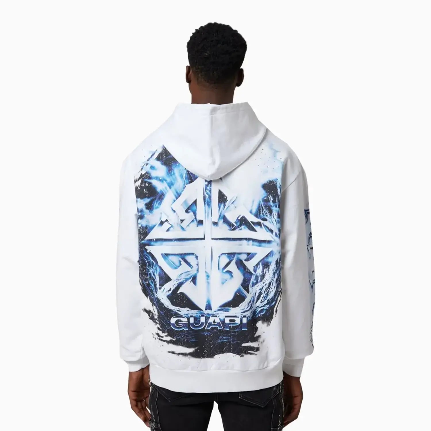 Guapi Men's White Heavens Vault Hoodie