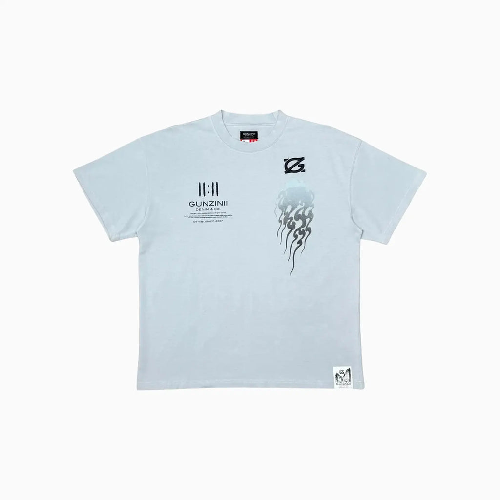 Gunzinii Men's Flame Garment Dyed T-Shirt