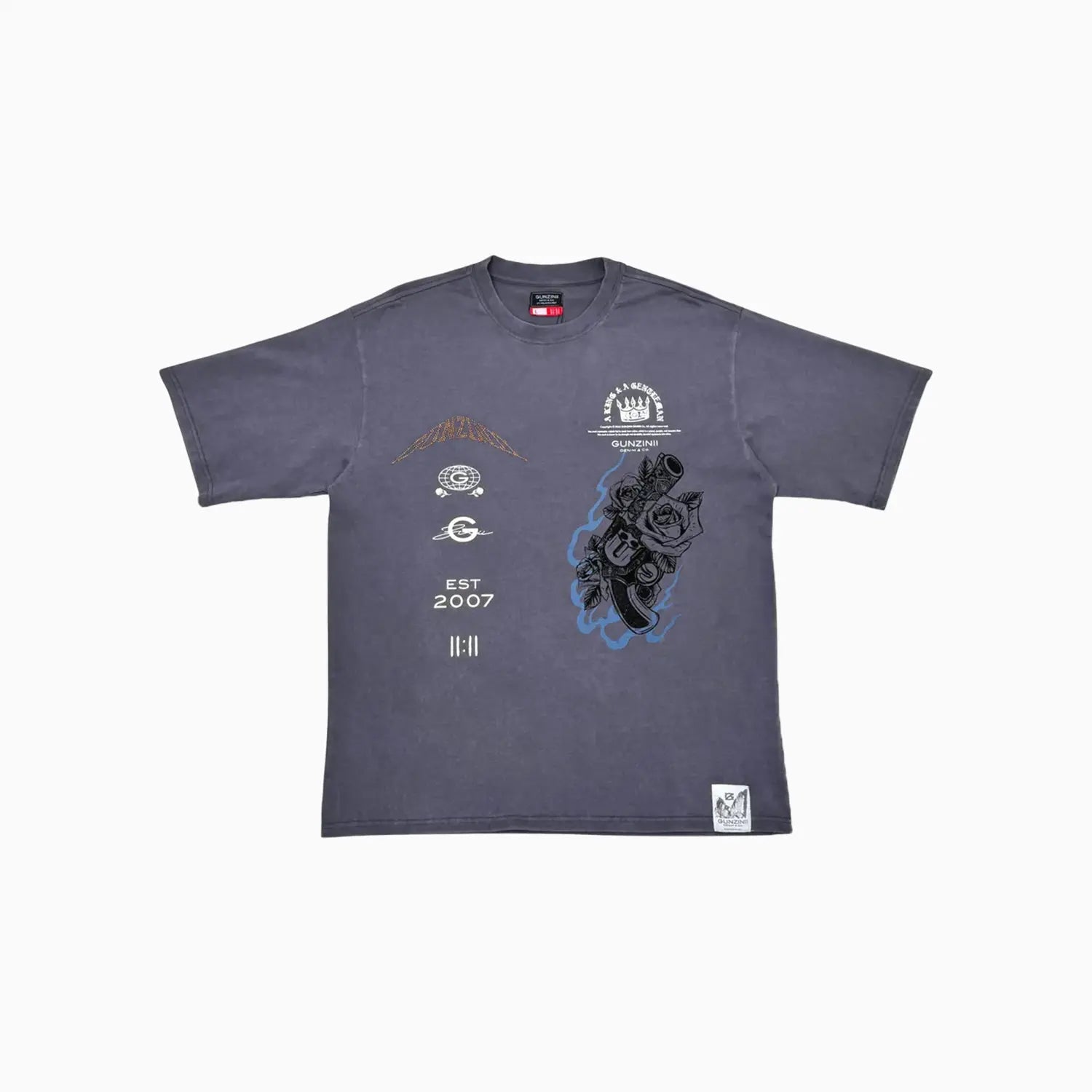Men's Graphic Short Sleeve T-Shirt Gunzinii - Tops and Bottoms USA