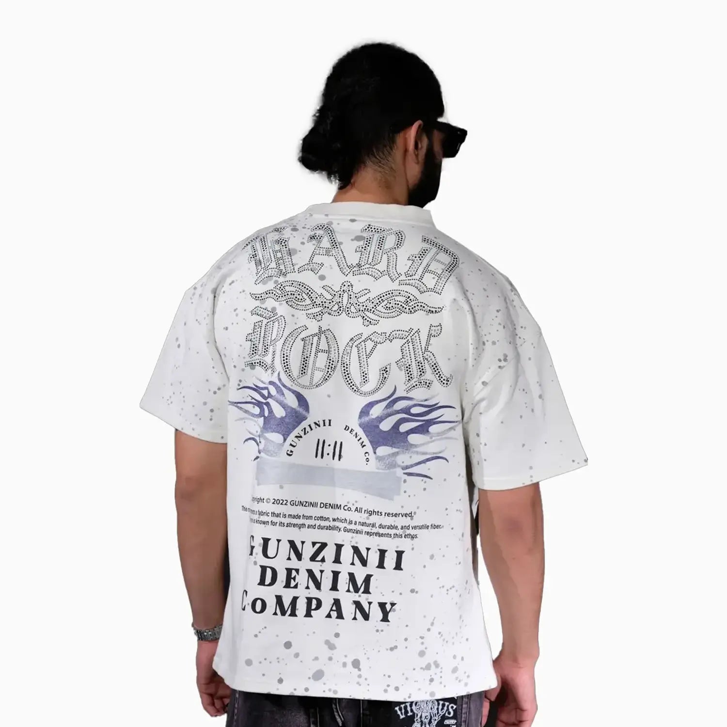 Men's Hard Rock Short Sleeve T-Shirt Gunzinii - Tops and Bottoms USA