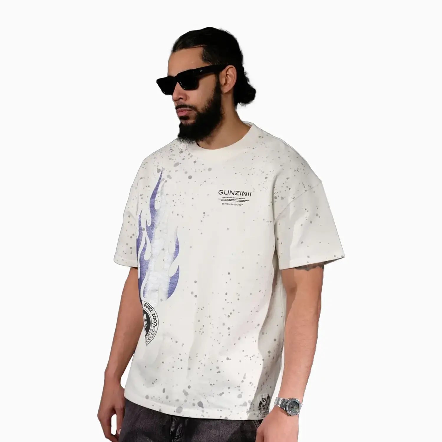 Men's Hard Rock Short Sleeve T-Shirt Gunzinii - Tops and Bottoms USA