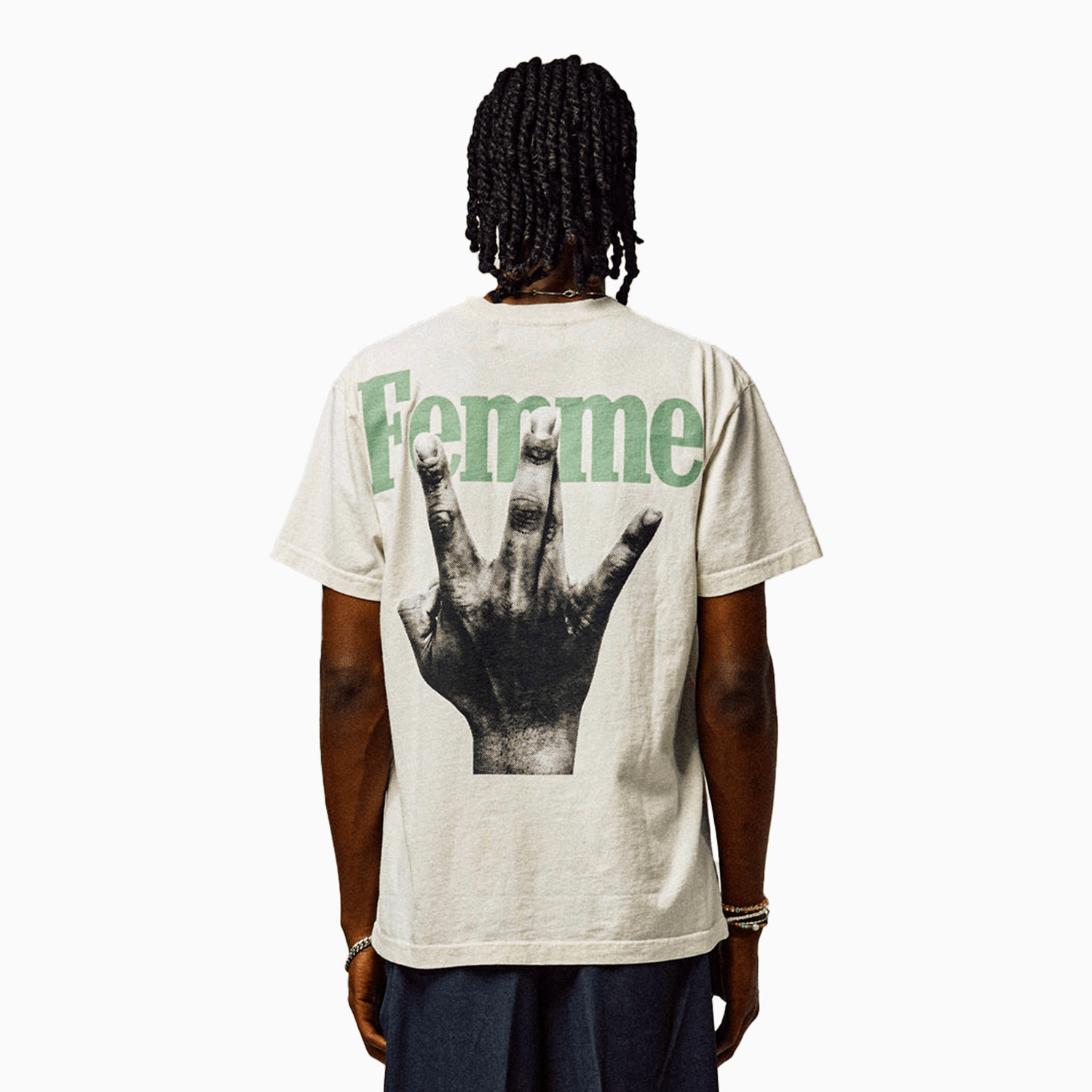homme-femme-mens-twisted-fingers-short-sleeve-t-shirt-atonce2311-2-grn