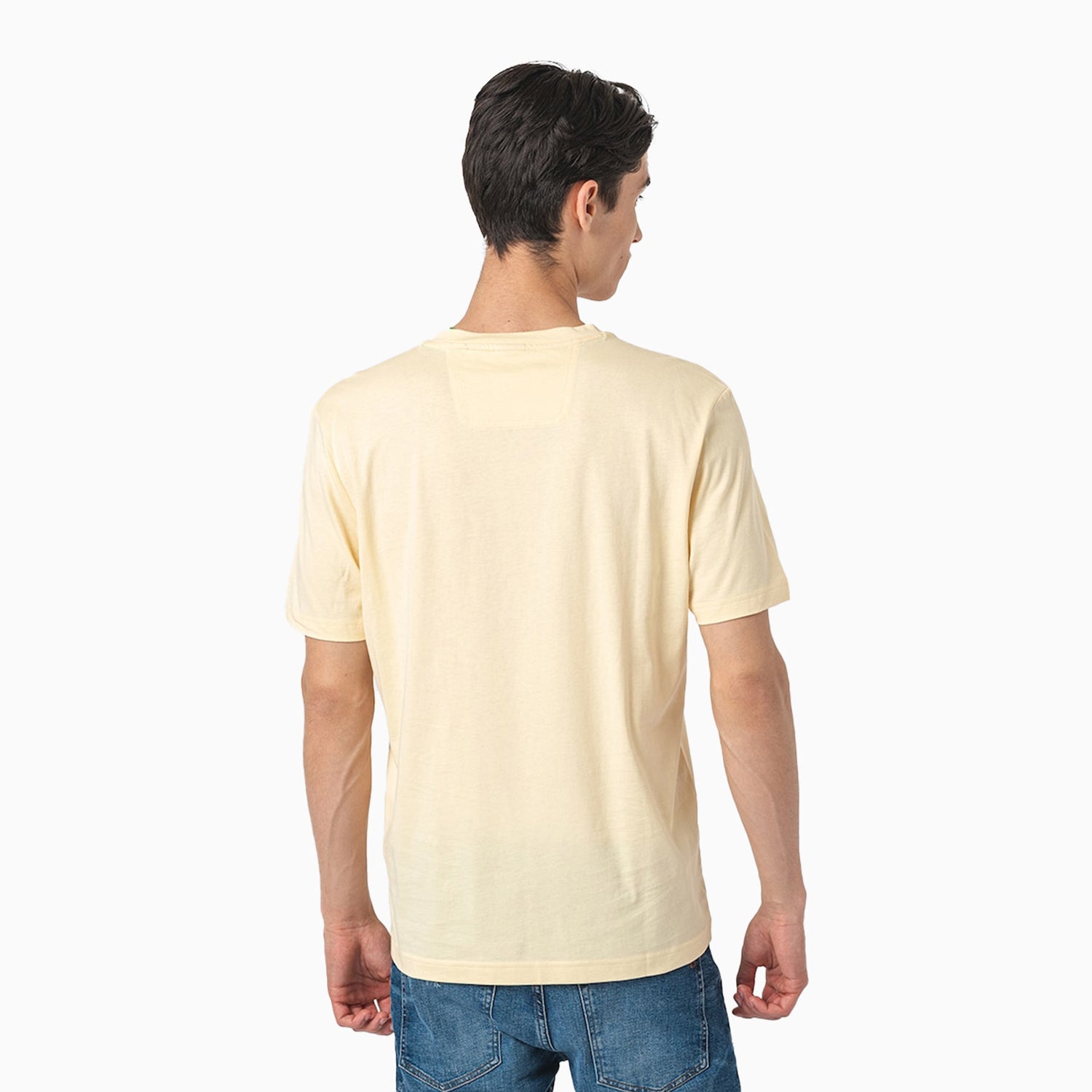 Tシャツ・カットソー BOSS Men T-shirt Natural 50538438 102 Hugo Boss Men's Cotton Jersey Regular Fit T-Shirt With