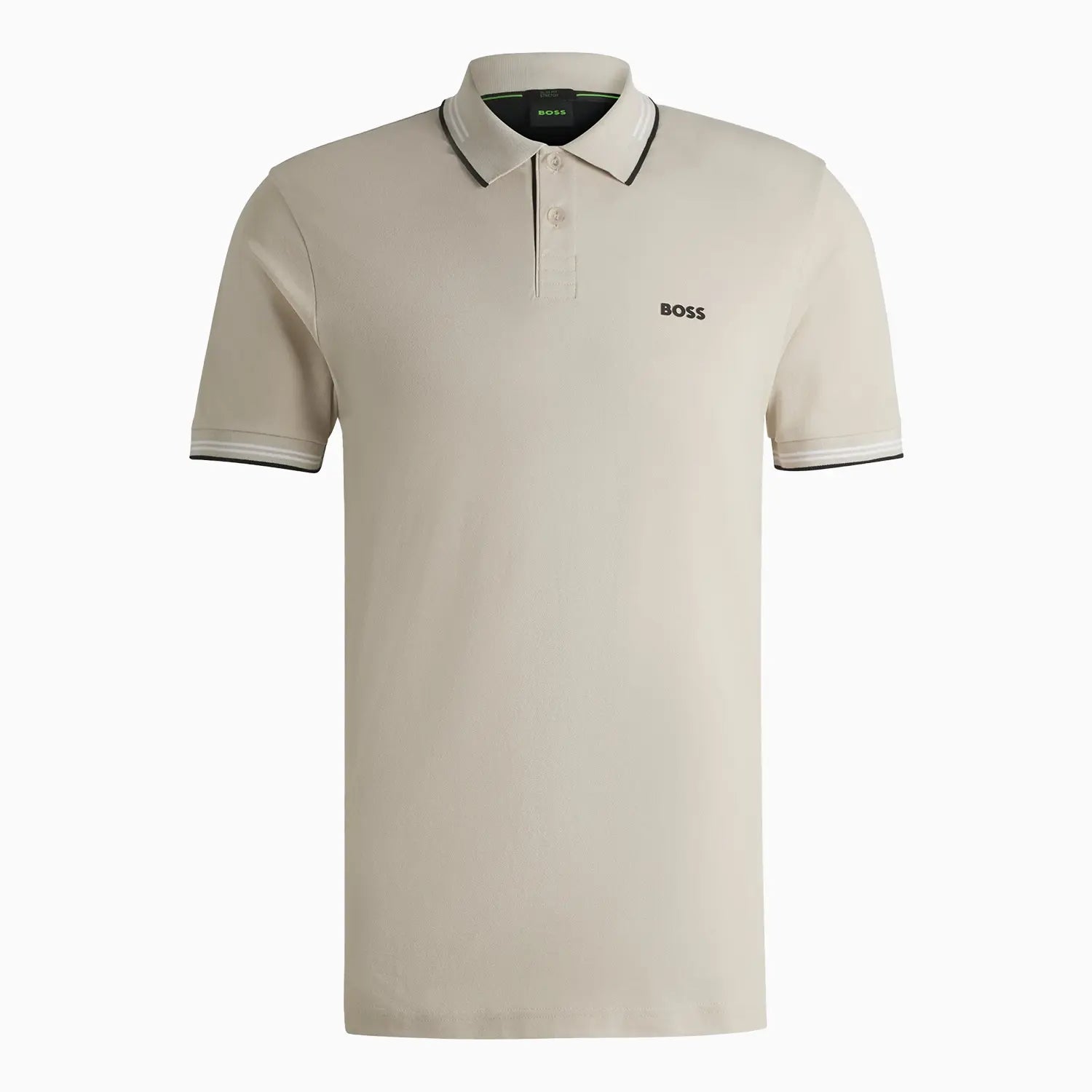 Men's Stretch Cotton Slim Fit Polo Shirt with Branding Hugo Boss - Tops and Bottoms USA