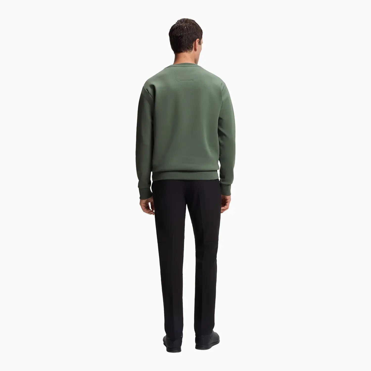 Men's Stretch Cotton Sweatshirt with Sandwich Logo Hugo Boss - Tops and Bottoms USA