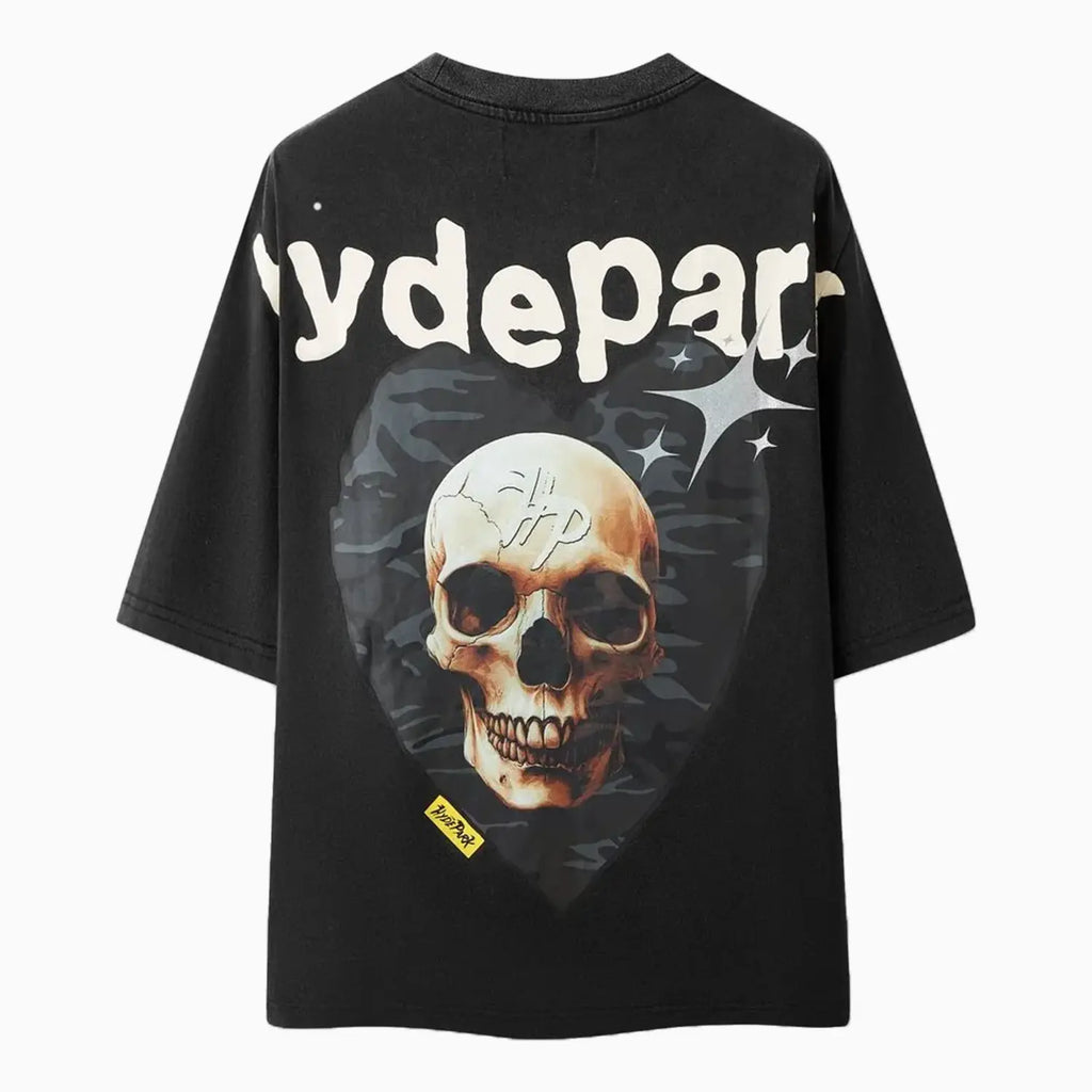 HYDEPARK Tシャツ HYDEPARK Tシャツ WASHED NUMBERS T-SHIRT - Black | ZARA United States