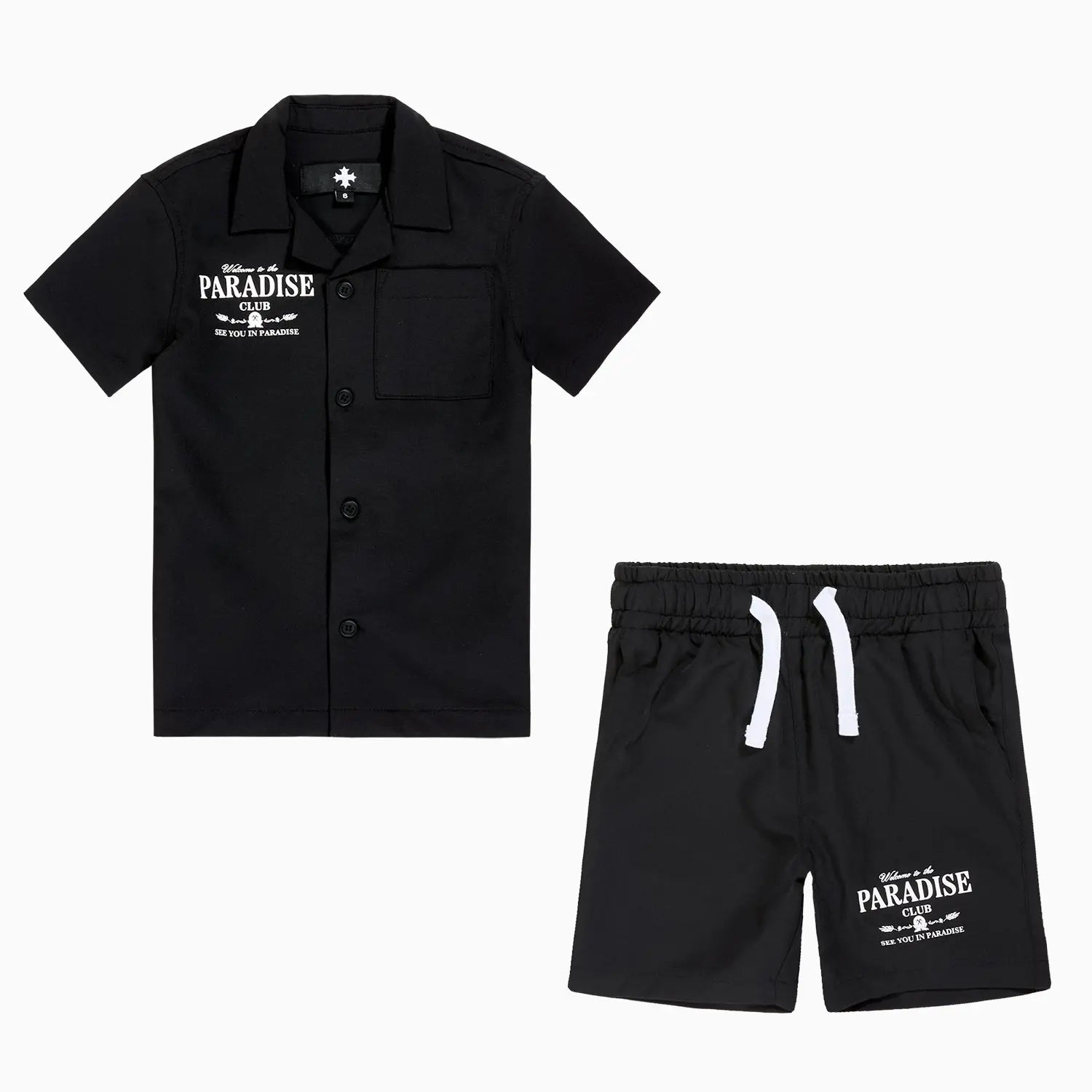 Kid's Paradise Club Shirt and Shorts Outfit Jordan Craig - Tops and Bottoms USA