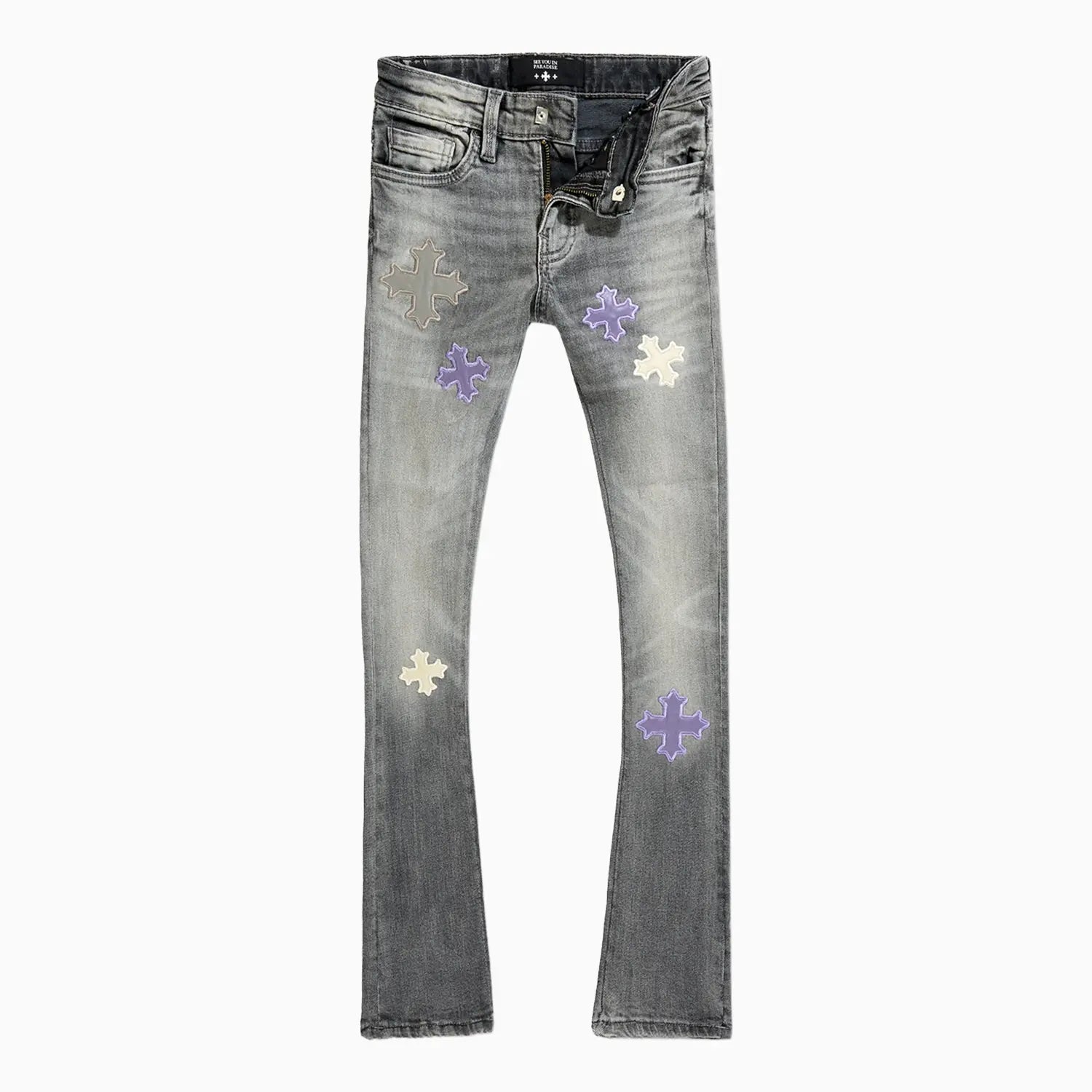 Kid's Utopia T-Shirt and Reckoning Stacked Denim Pant Outfit Jordan Craig - Tops and Bottoms USA