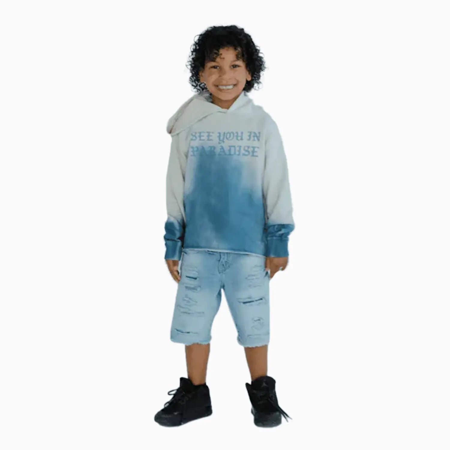 Kid's York Cropped Pull Over Hoodie