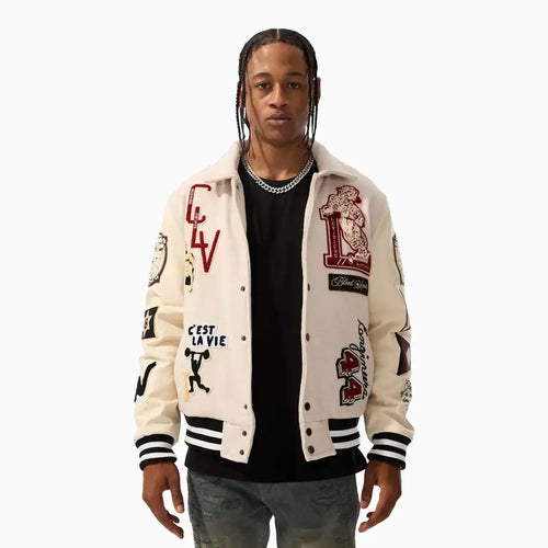 ジャケット・アウター GOOD ENOUGH VARSITY JKT jordan-craig-mens-carpe-diem-