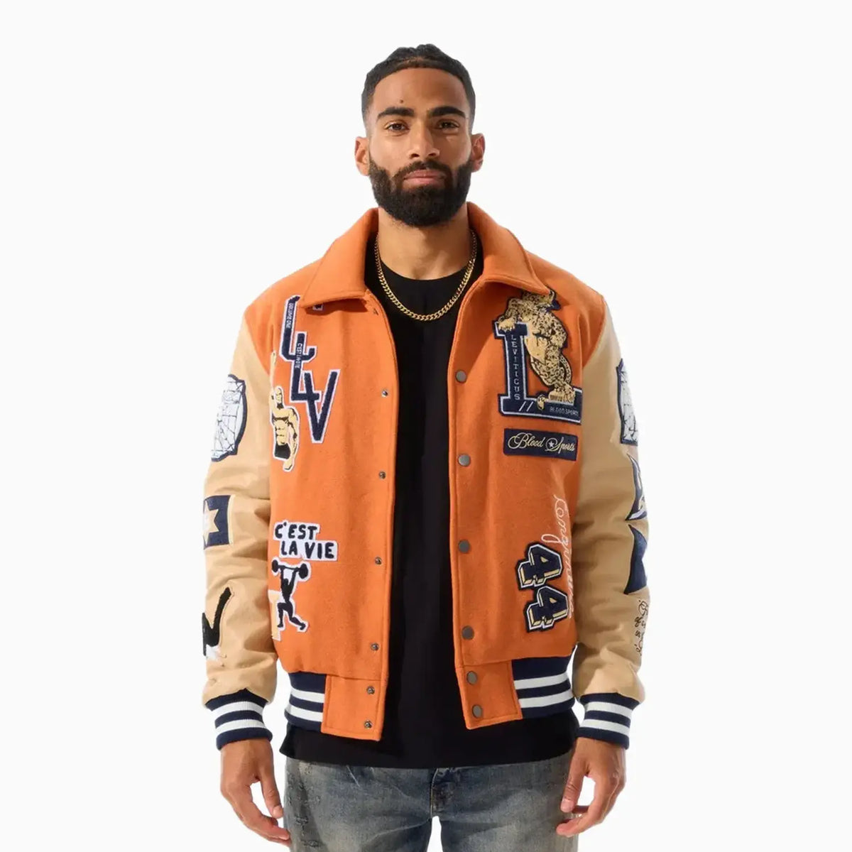 Jordan Craig Men's Carpe Diem Varsity Jacket Jordan Craig Men's Carpe Diem Varsity Jacket