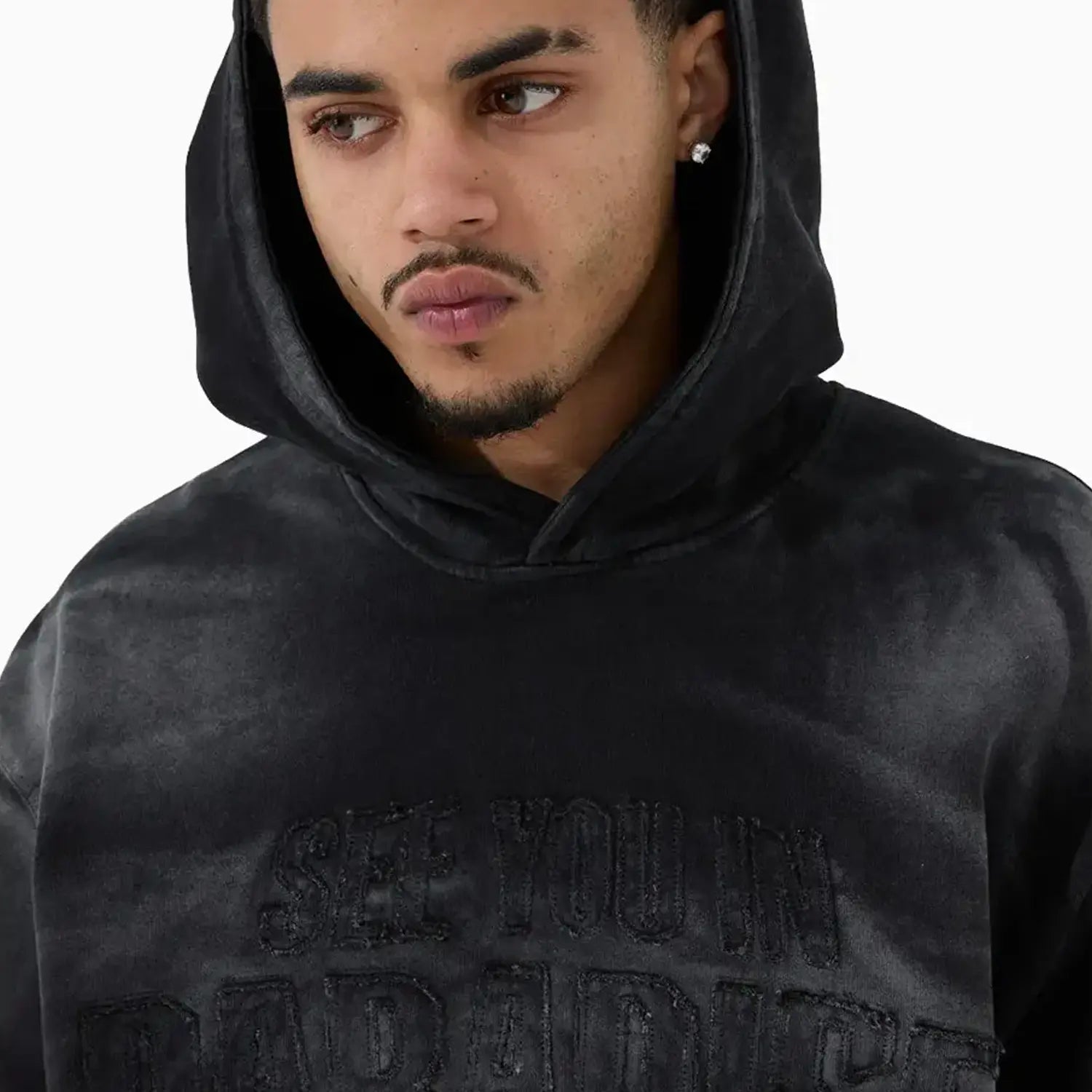 Men's Oasis Washed Pull Over Hoodie Jordan Craig - Tops and Bottoms USA