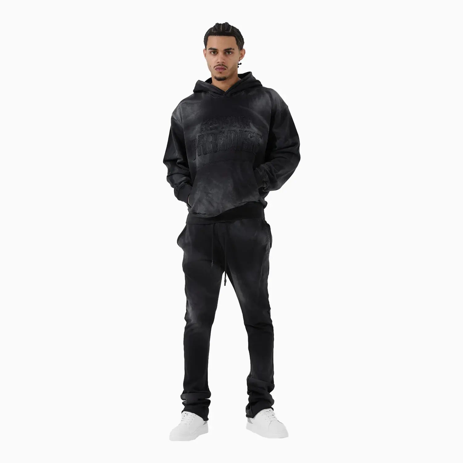 Men's Oasis Washed Pull Over Hoodie Jordan Craig - Tops and Bottoms USA