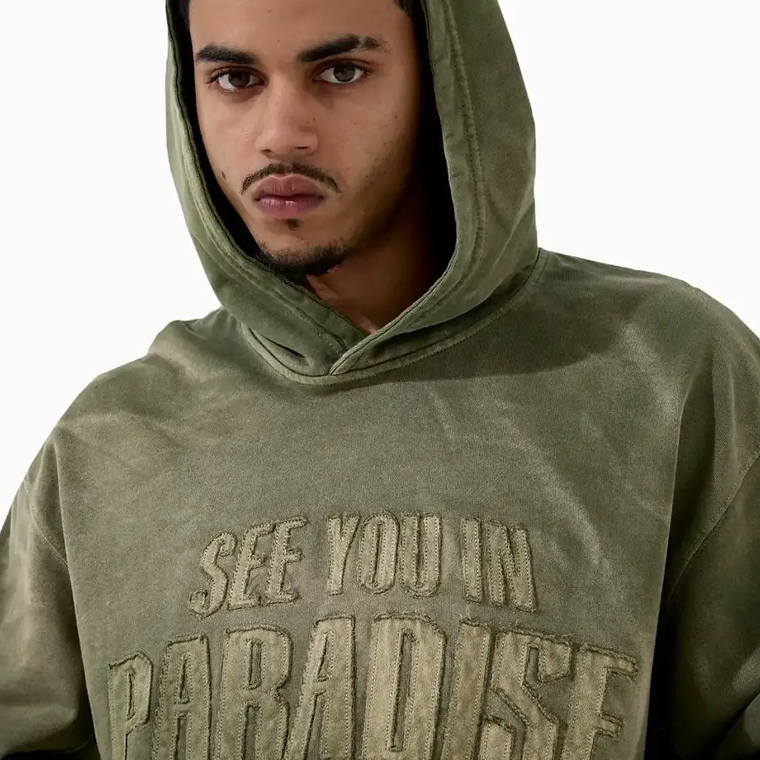 Men's Oasis Washed Pull Over Hoodie Jordan Craig - Tops and Bottoms USA