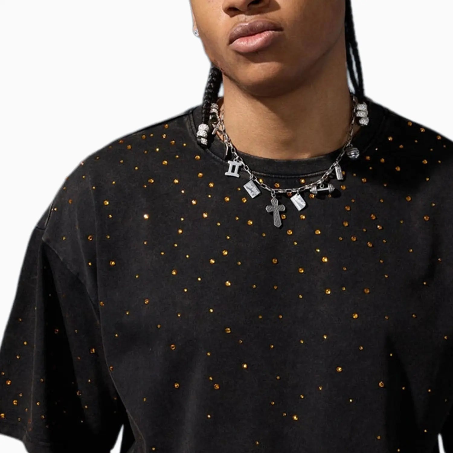 Men's Radiant Crew Neck T-Shirt Jordan Craig - Tops and Bottoms USA