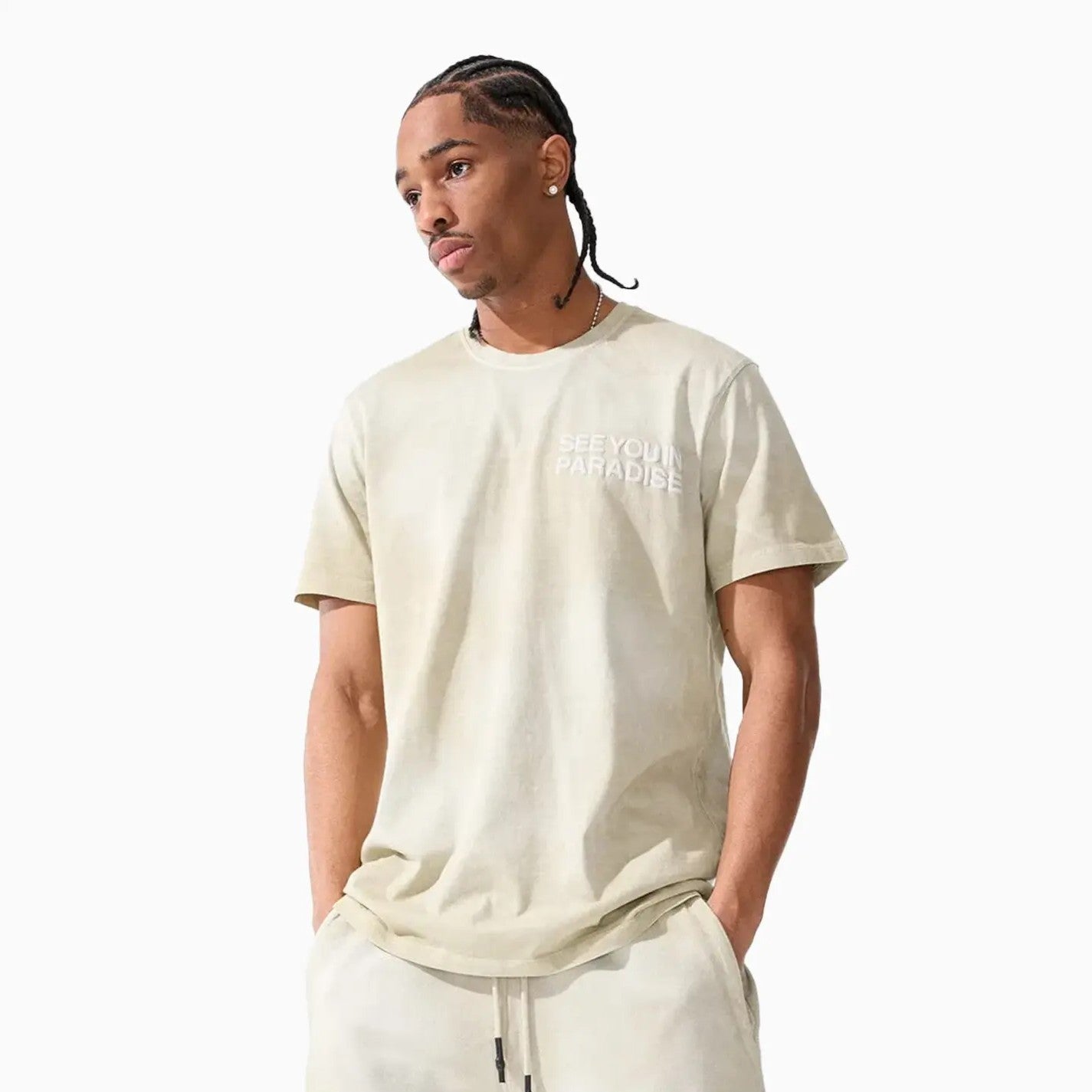 Men's Retro Paradise Washed Outfit Jordan Craig - Tops and Bottoms USA