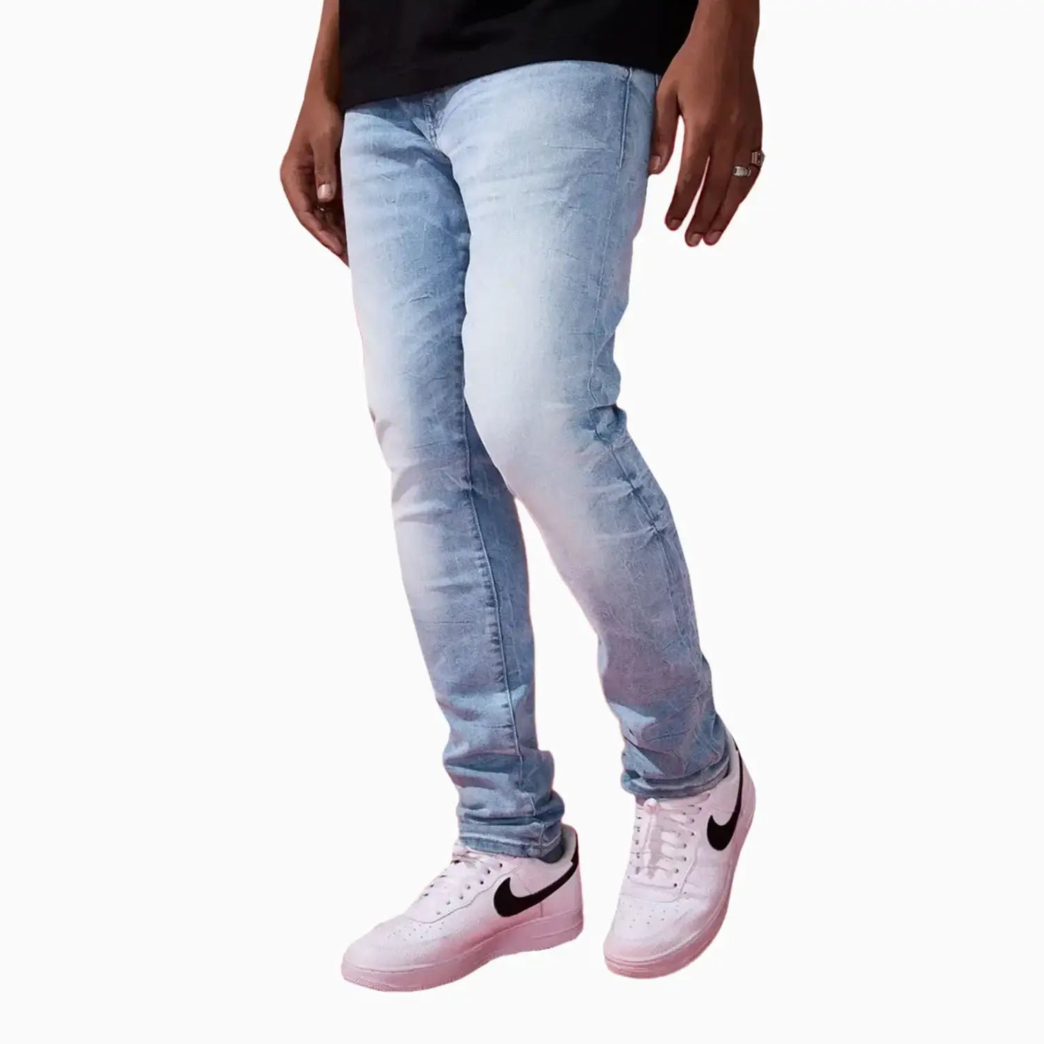Men's Slim Taper Fit Alexander Pure Denim Pant Jordan Craig - Tops and Bottoms USA