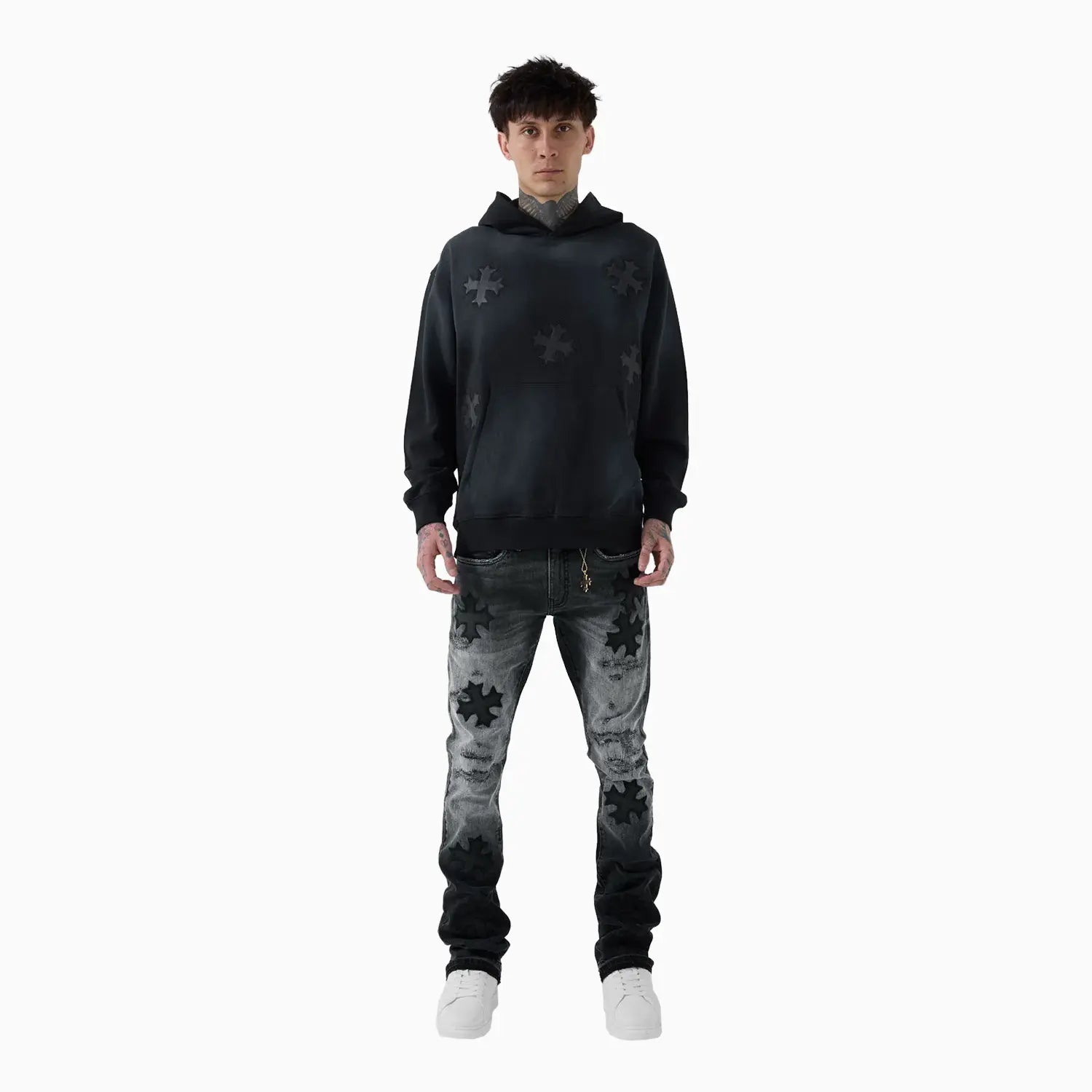 Men's Super Skinny Stacked Eden Denim Pant