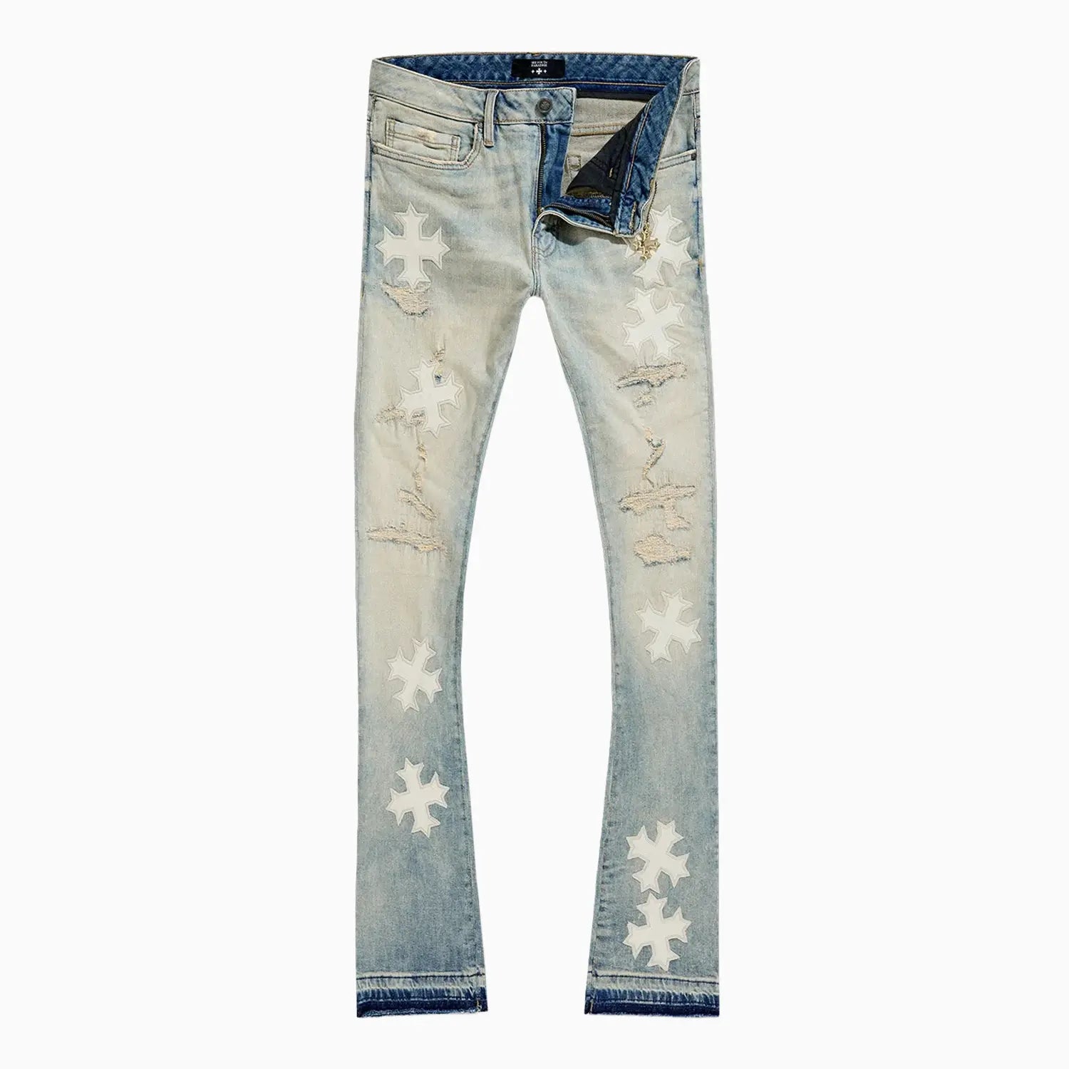 Men's Super Skinny Stacked Eden Denim Pant