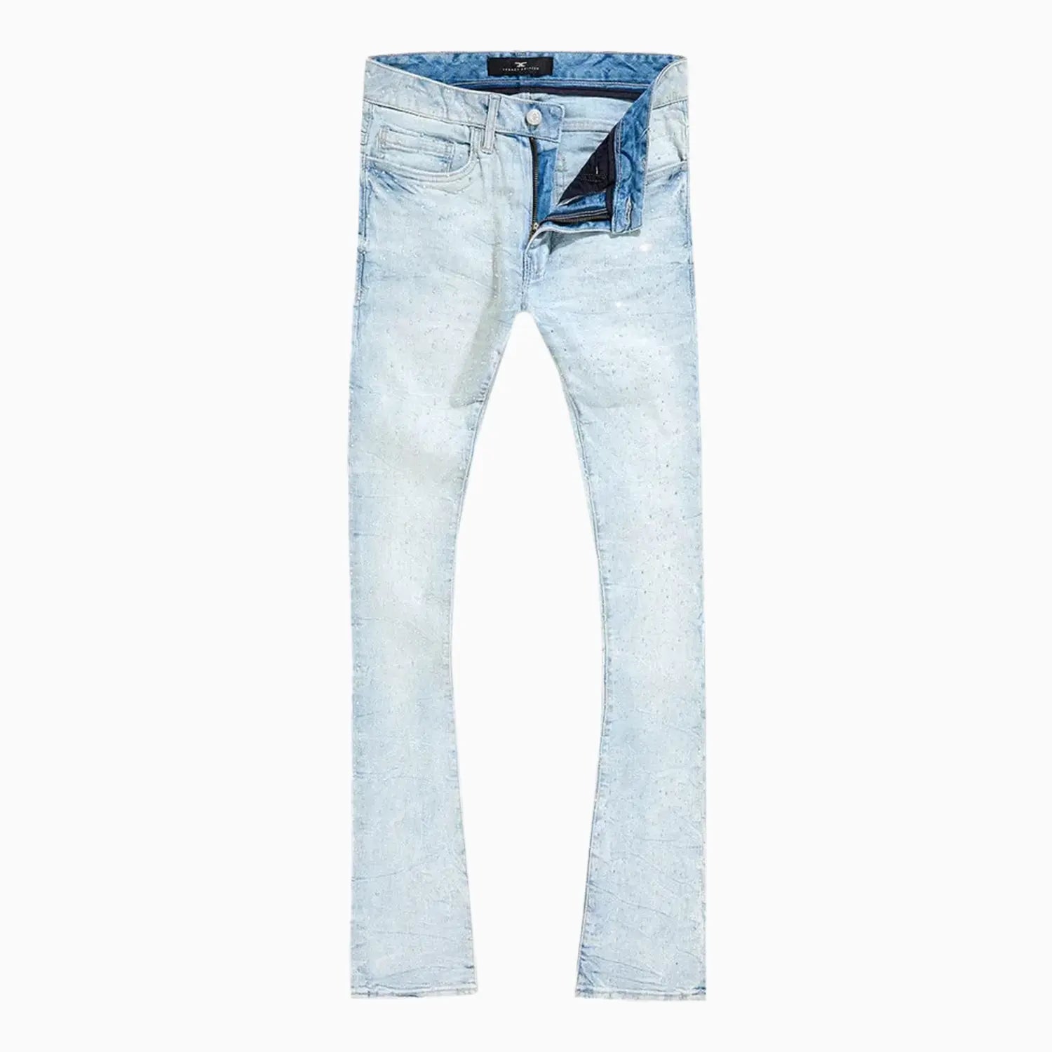 Men's Super Skinny Stacked Fit Denim Pant Jordan Craig - Tops and Bottoms USA