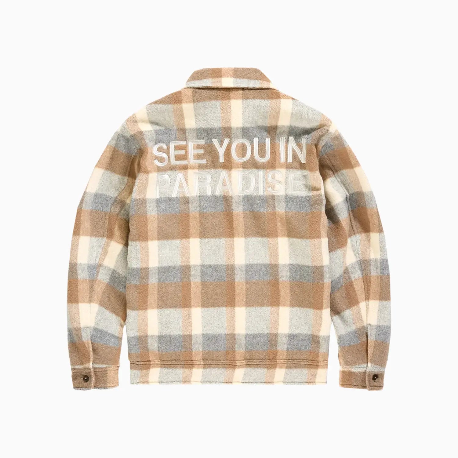 Men's SYIP Flannel Over Shirt With Hood