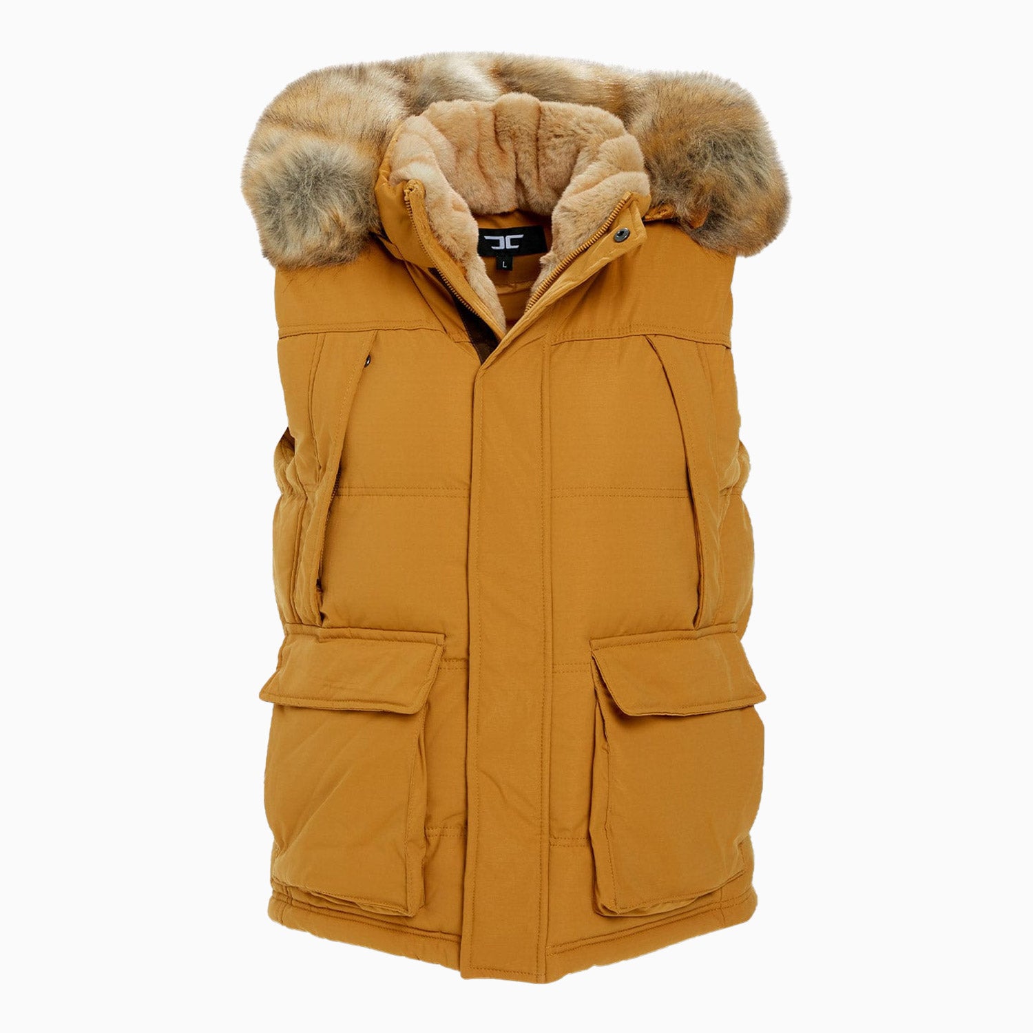 Jordan Craig Men's Yukon Fur Lined Hooded Puffer Vest