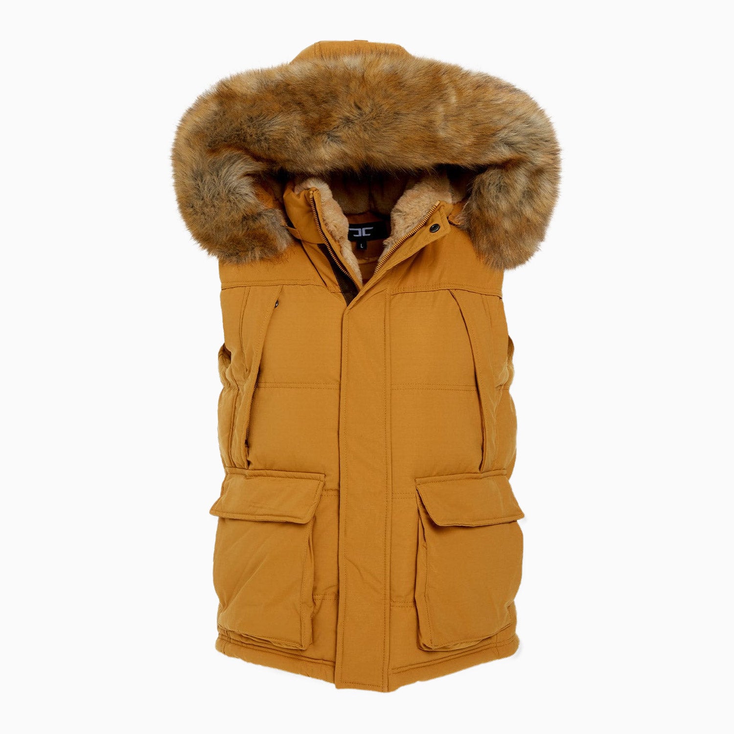 Jordan Craig Men s Yukon Fur Lined Hooded Puffer Vest