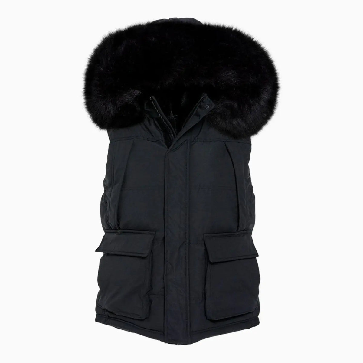 Men's Yukon Fur Lined Puffer Vest Jordan Craig - Tops and Bottoms USA