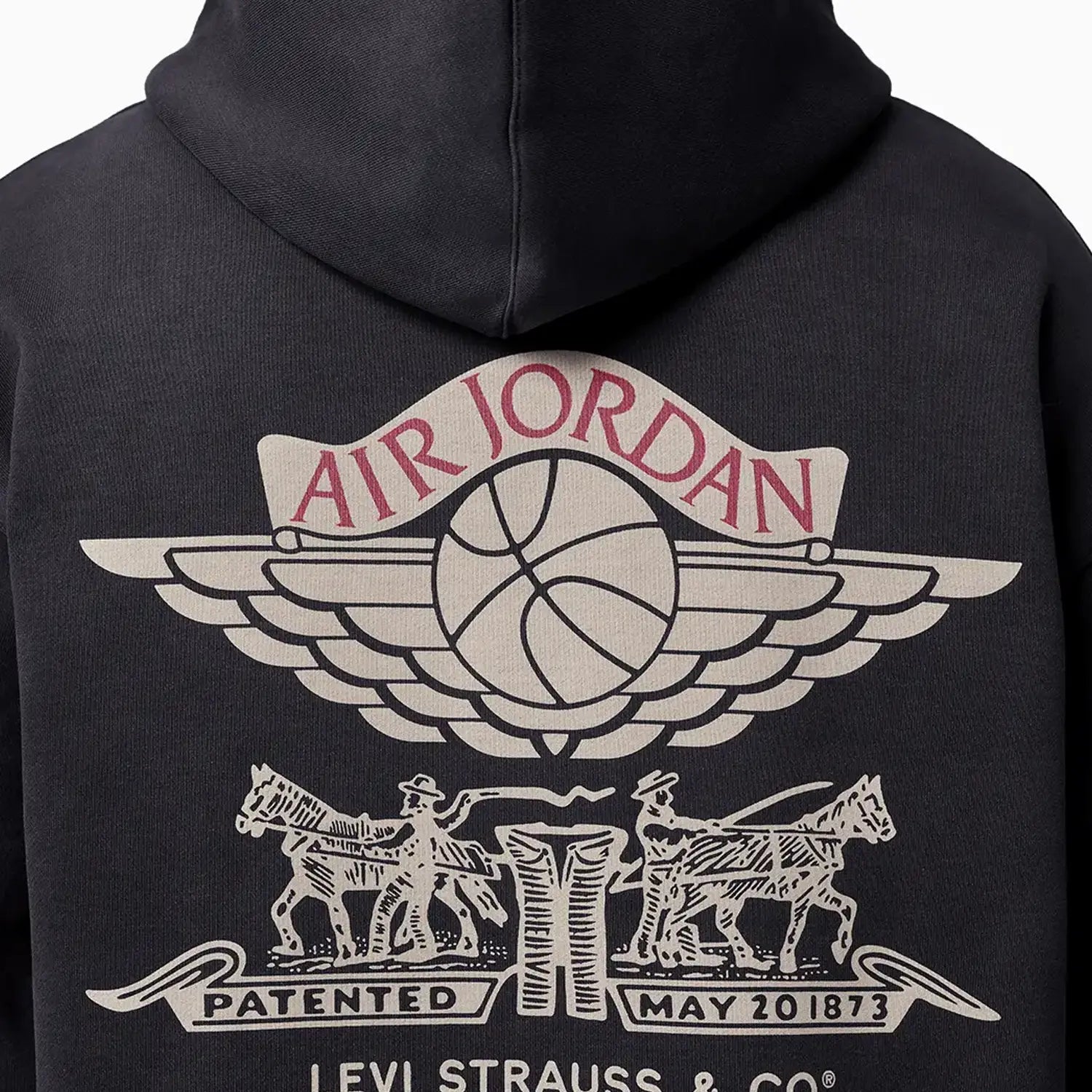 トップス Nike Jordan LEVI'S Zip Hoodie Levi's x Jordan Full-Zip Hoodie Black
