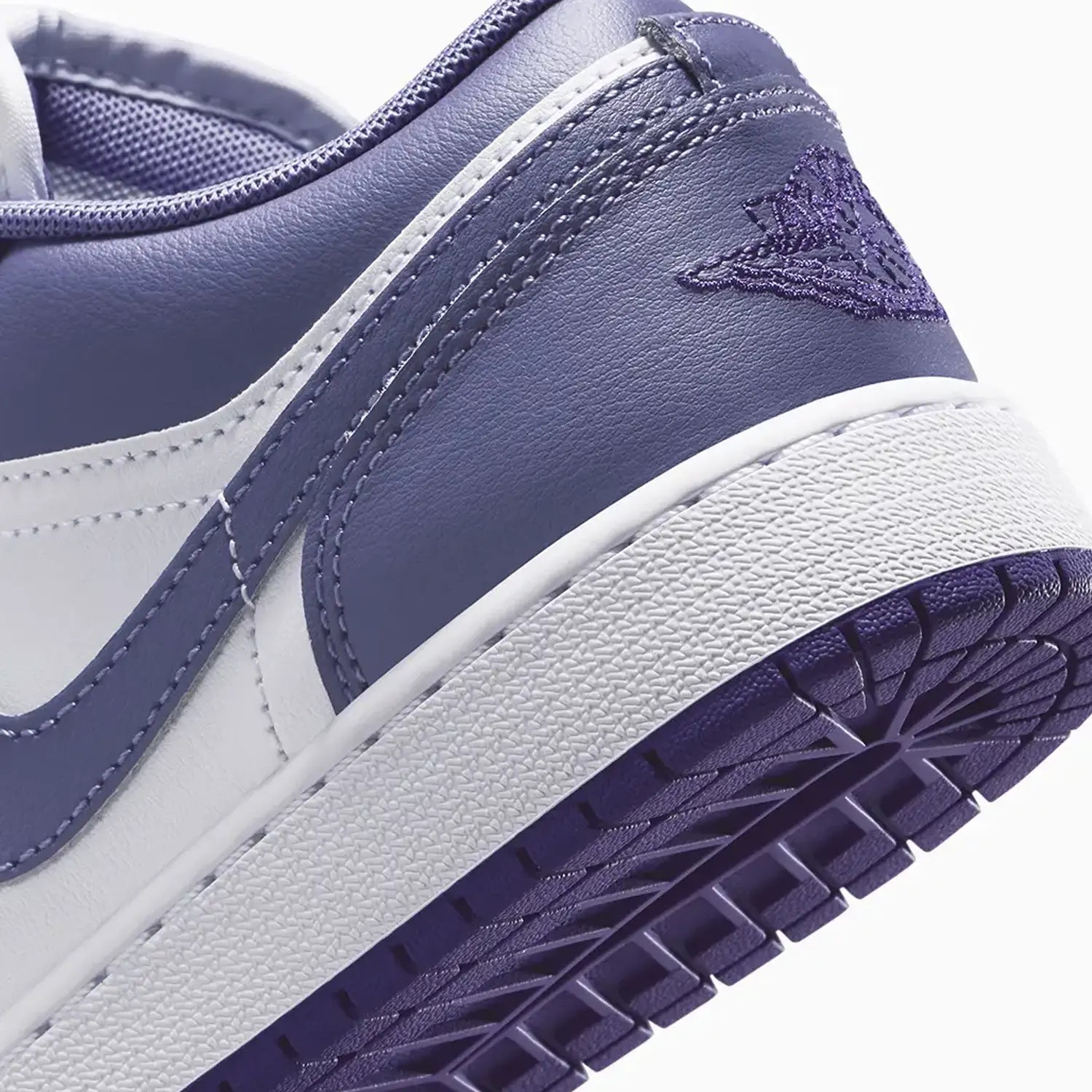 Kid's Air Jordan 1 Low "Court Purple White Dusty Amethyst" Grade School
