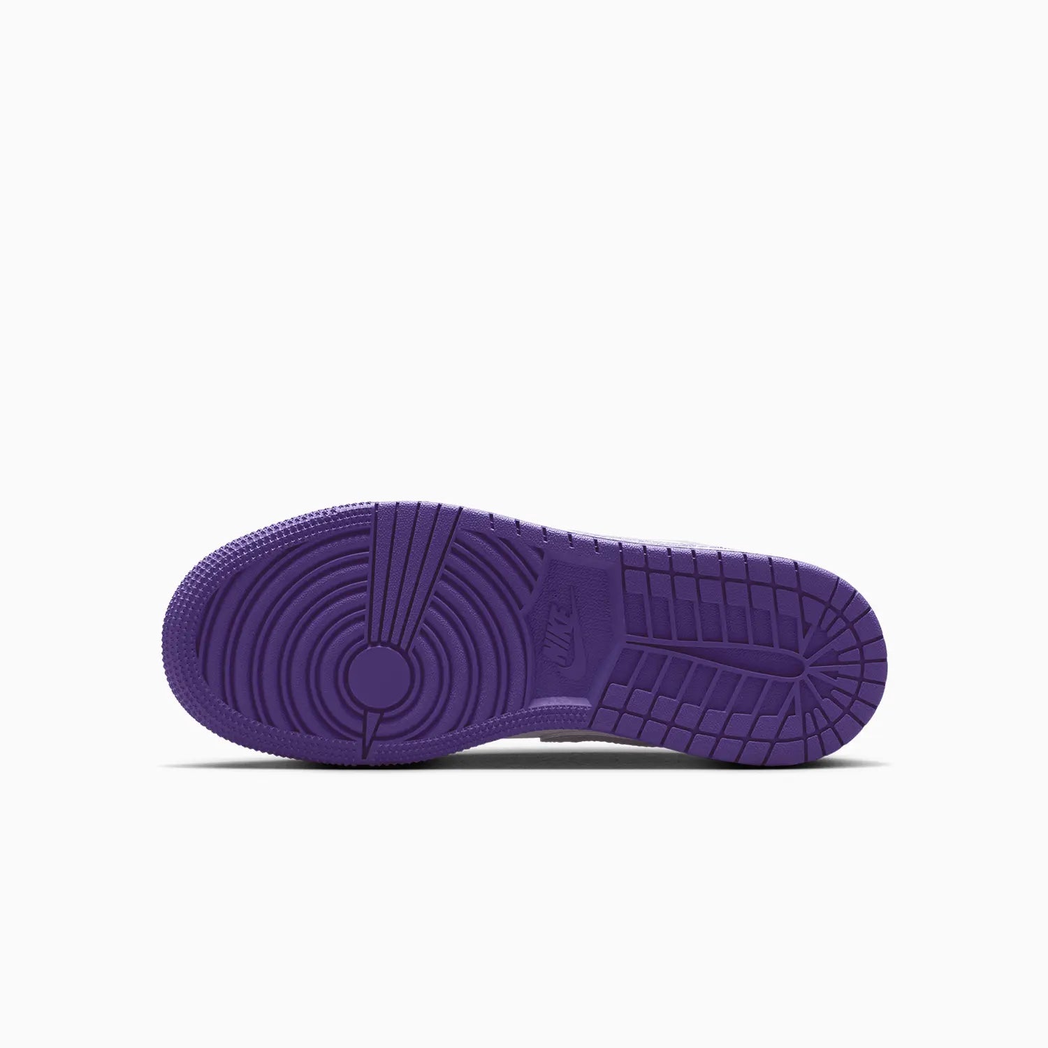 Kid's Air Jordan 1 Low "Court Purple White Dusty Amethyst" Grade School