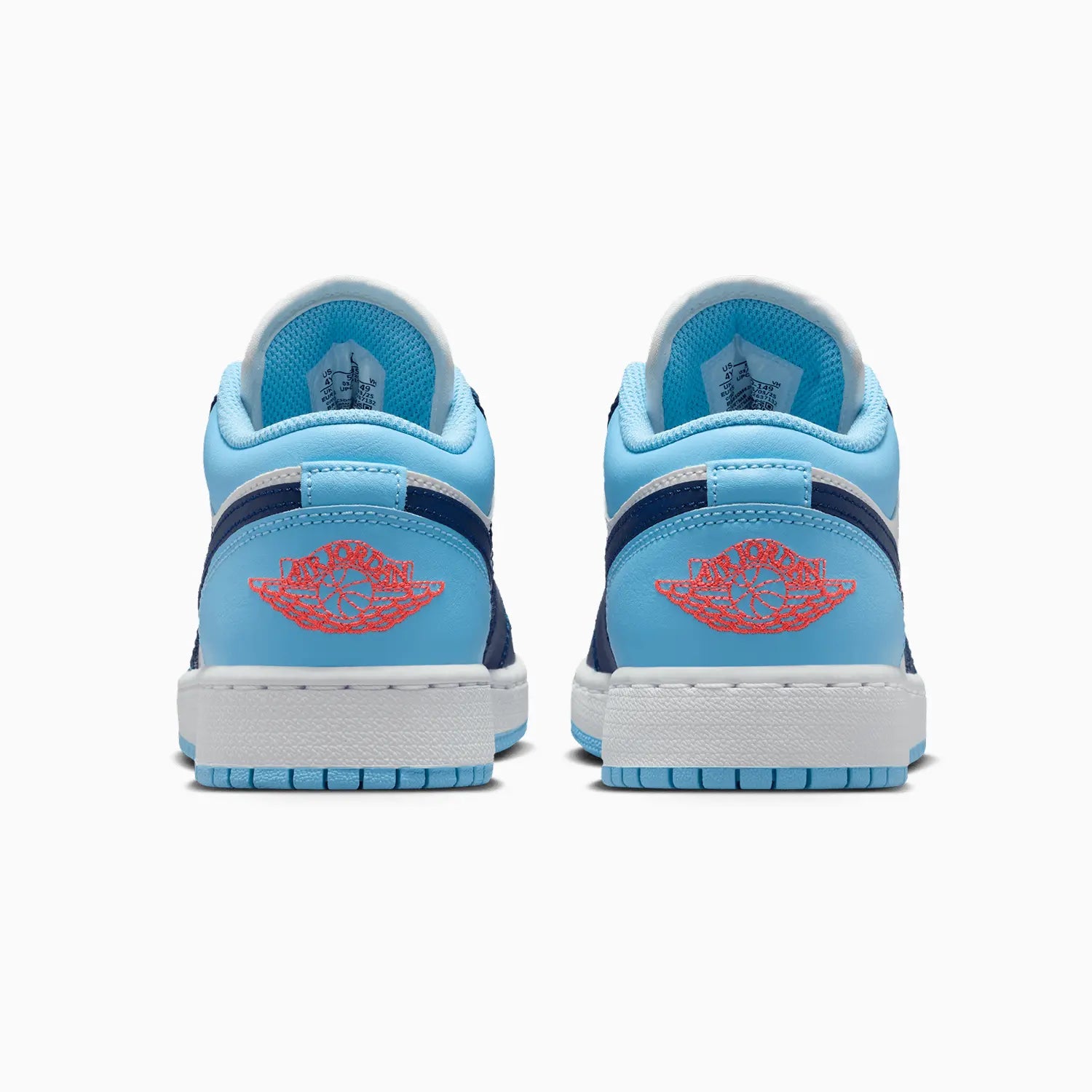 Kid's Air Jordan 1 Low "Sail Blue Chill" Grade School