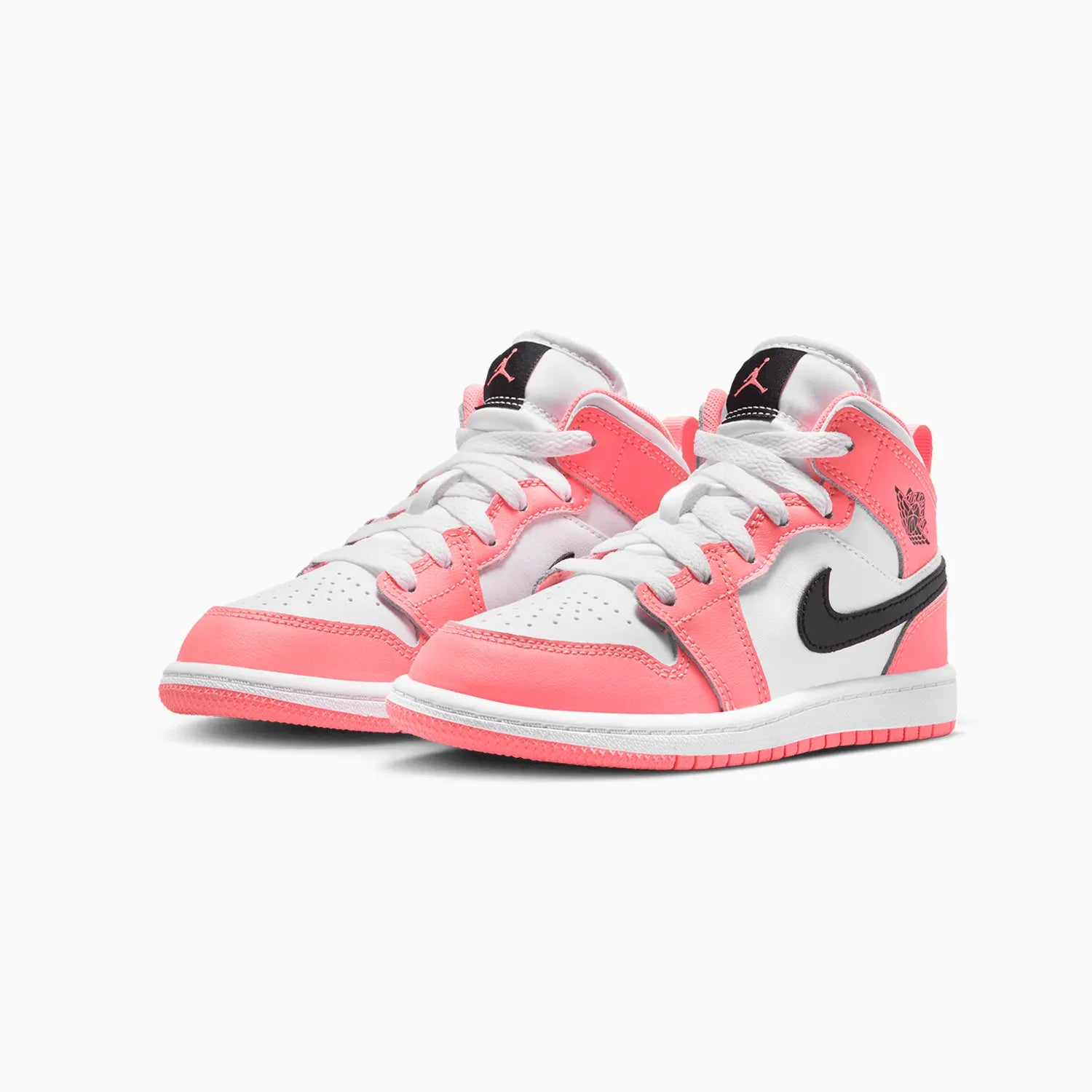 Kid's Air Jordan 1 Mid "Pink Gaze" Pre School