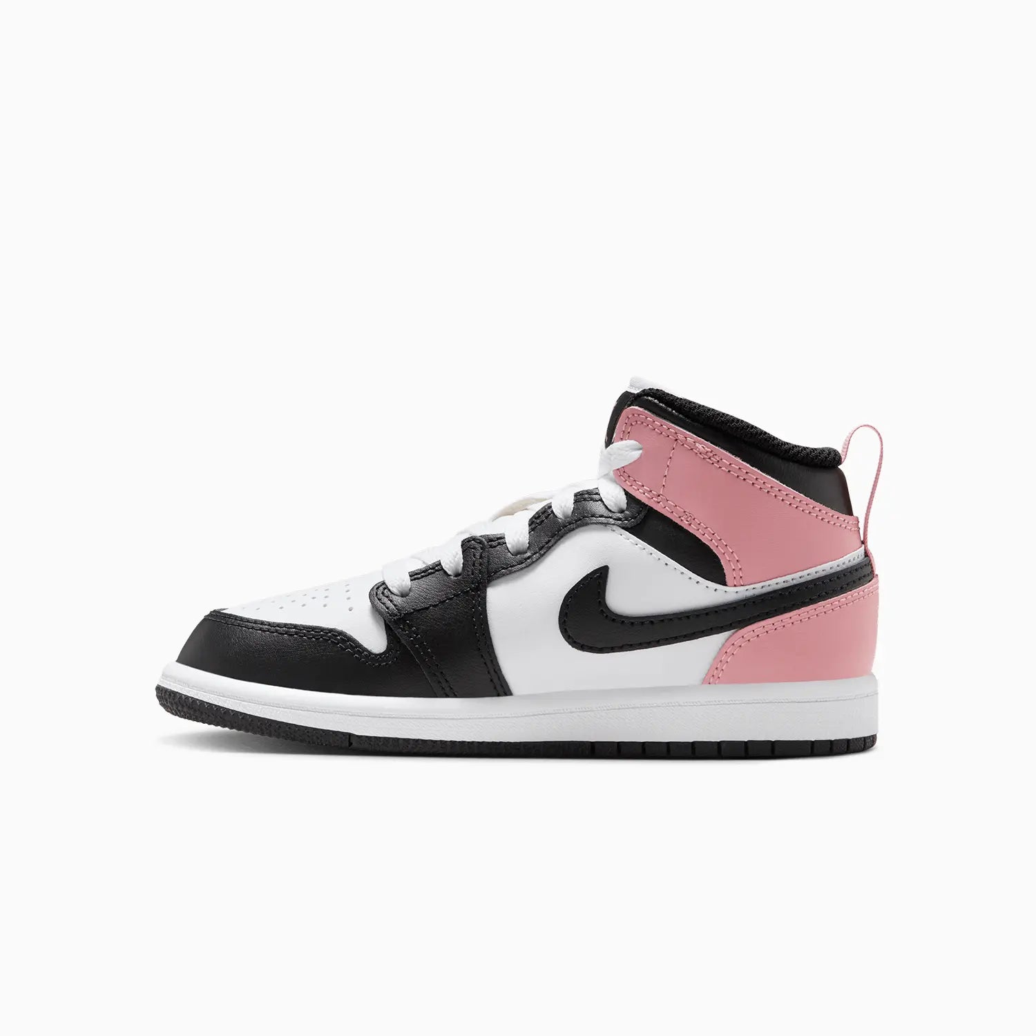 Kid's Air Jordan 1 Mid "Rust Pink Black" Pre - School Jordan - Tops and Bottoms USA