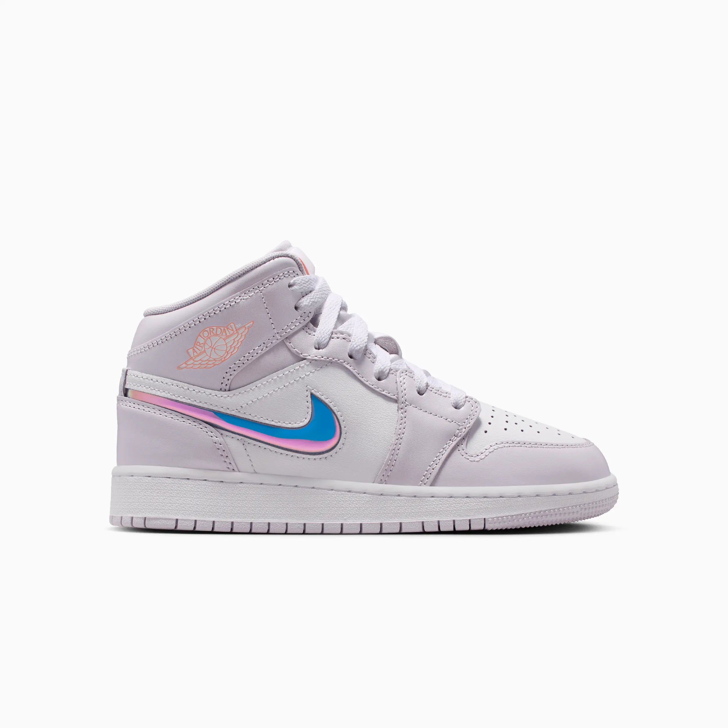 Kid's Air Jordan 1 Mid SE "Barely Grape" Grade School