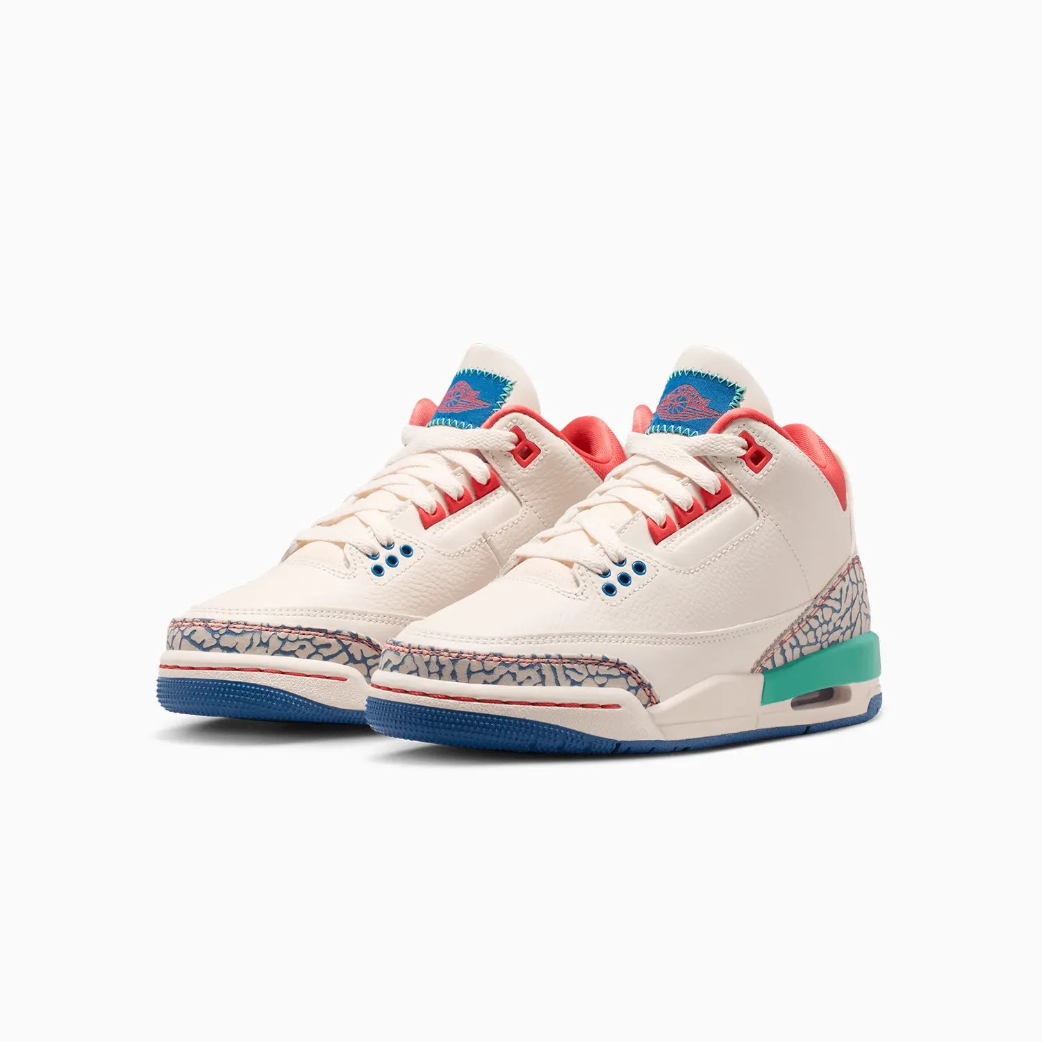Kid's Air Jordan 3 Retro "Chalk and True Blue" Grade School Jordan - Tops and Bottoms USA