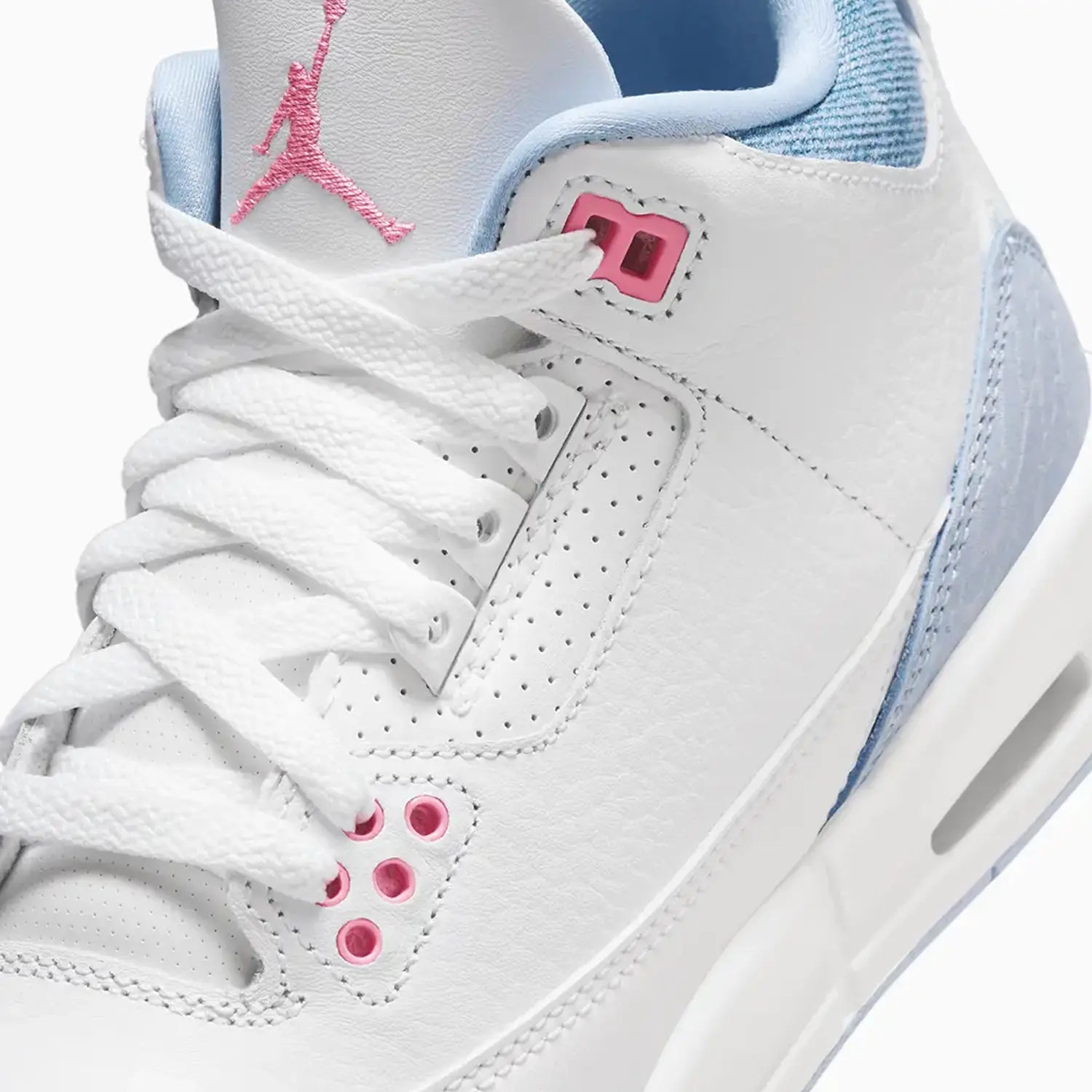 Kid's Air Jordan 3 Retro "White Cobalt Bliss" Grade School