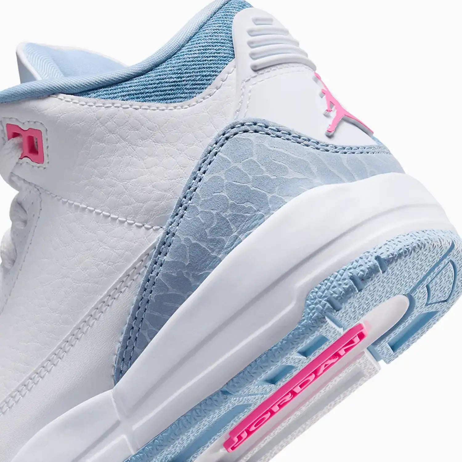 Kid's Air Jordan 3 Retro "White Cobalt Bliss" Pre School