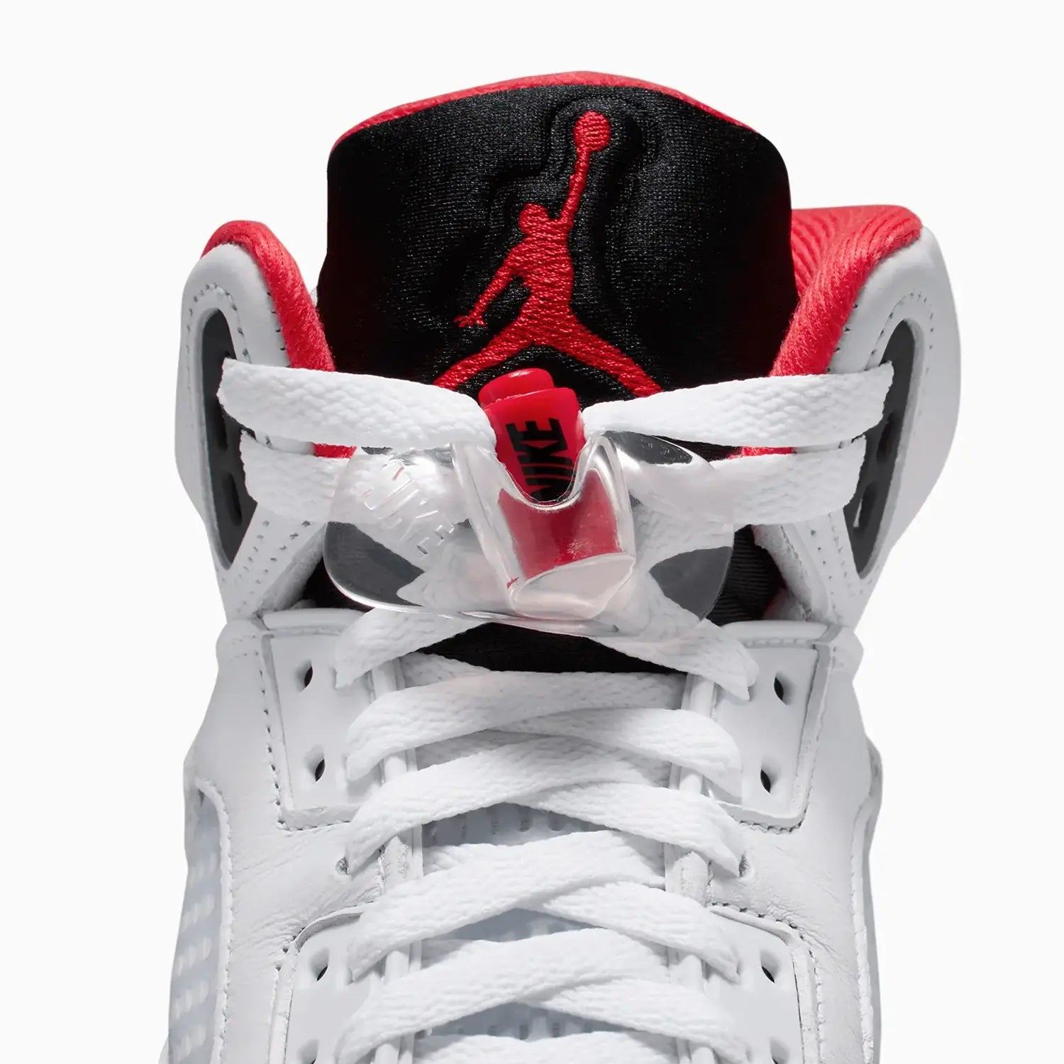 Kid's Air Jordan 5 Retro OG "Fire Red Black Tongue" Grade School