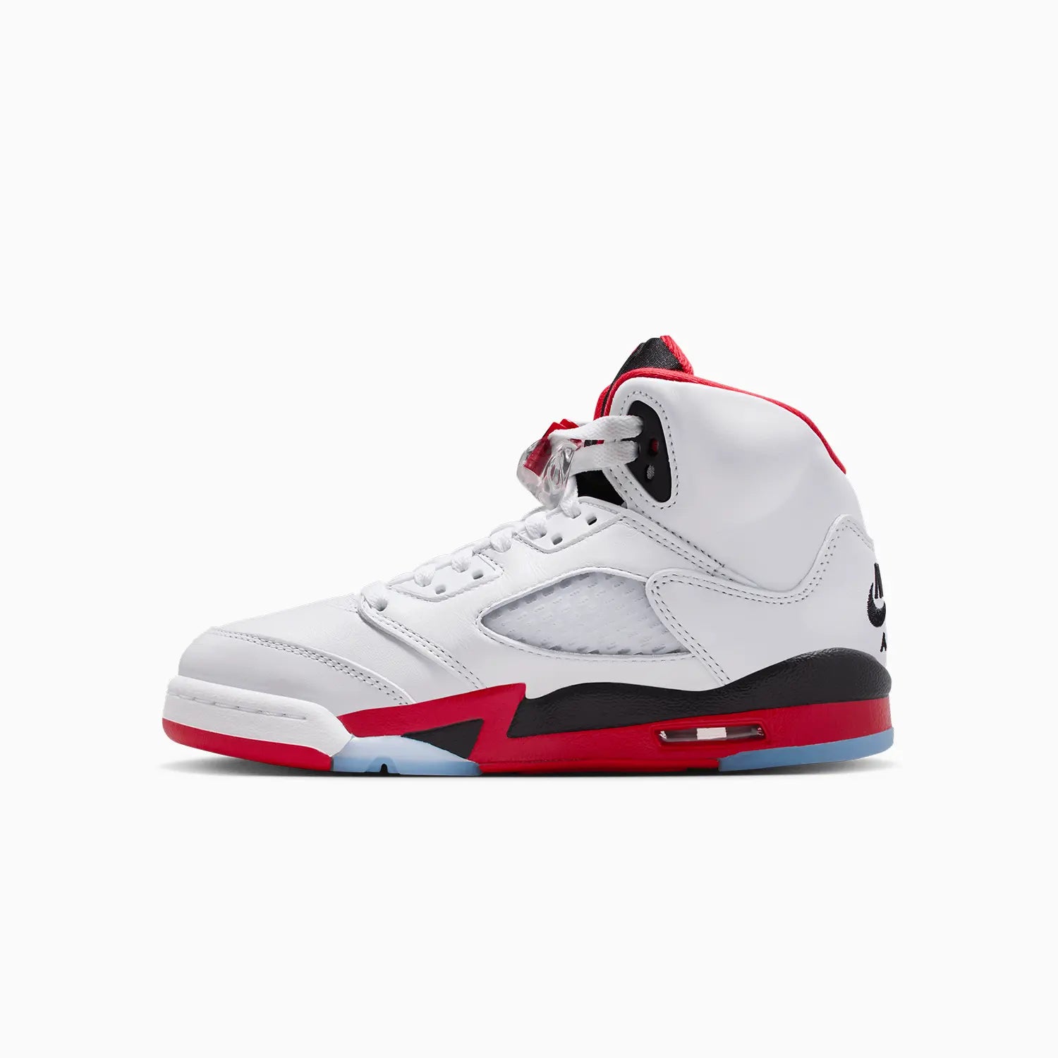 Kid's Air Jordan 5 Retro OG "Fire Red Black Tongue" Grade School