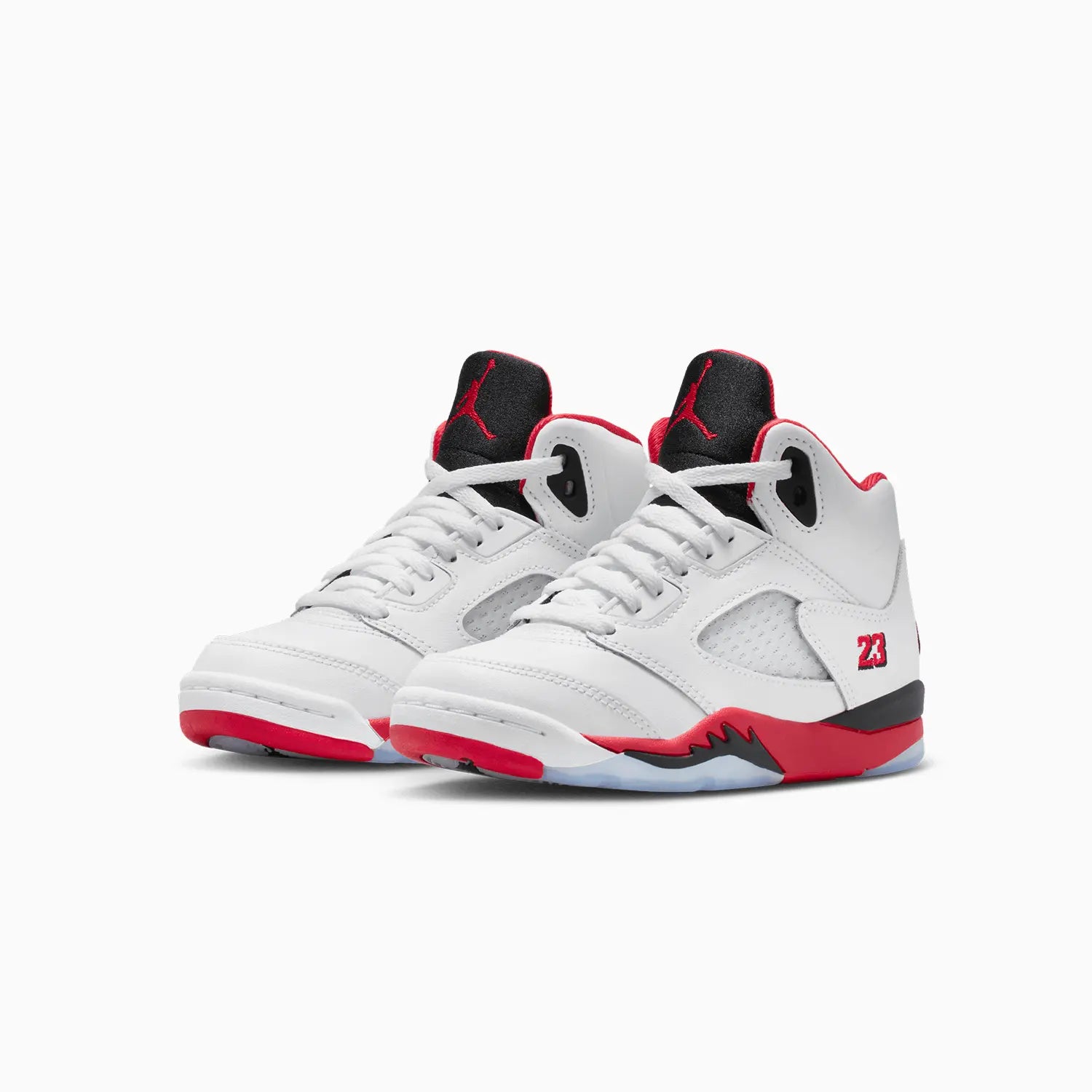 Kid's Air Jordan 5 Retro OG "Fire Red Black Tongue" Pre School