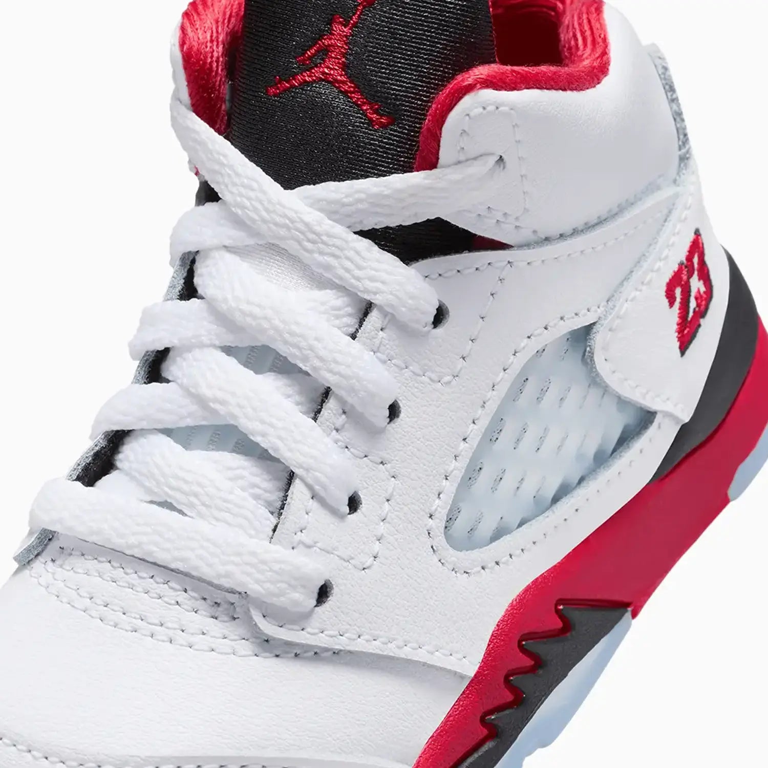 Kid's Air Jordan 5 Retro OG "Fire Red Black Tongue" Toddlers