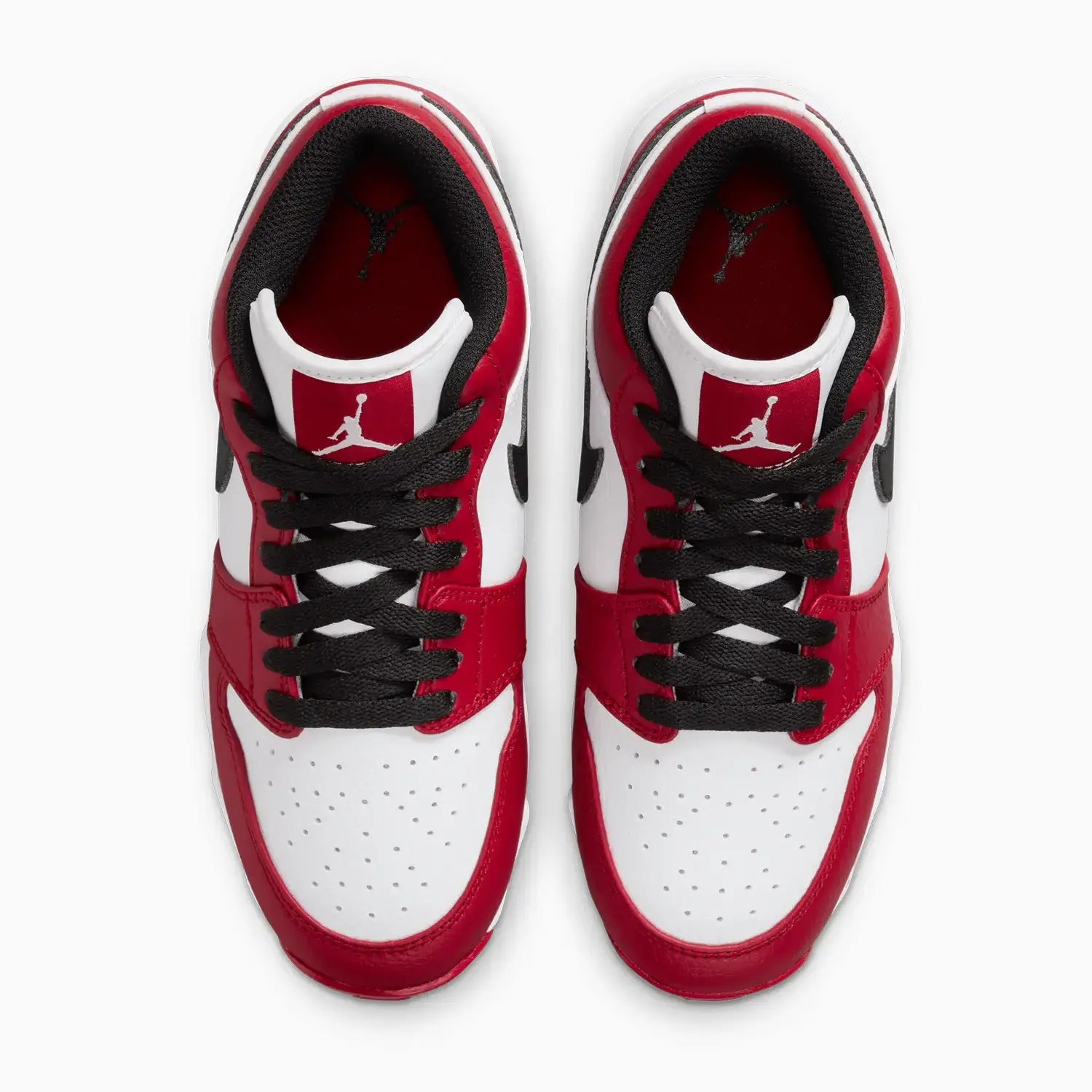 Kid's Jordan 1 Low Cleats "Chicago" Grade School