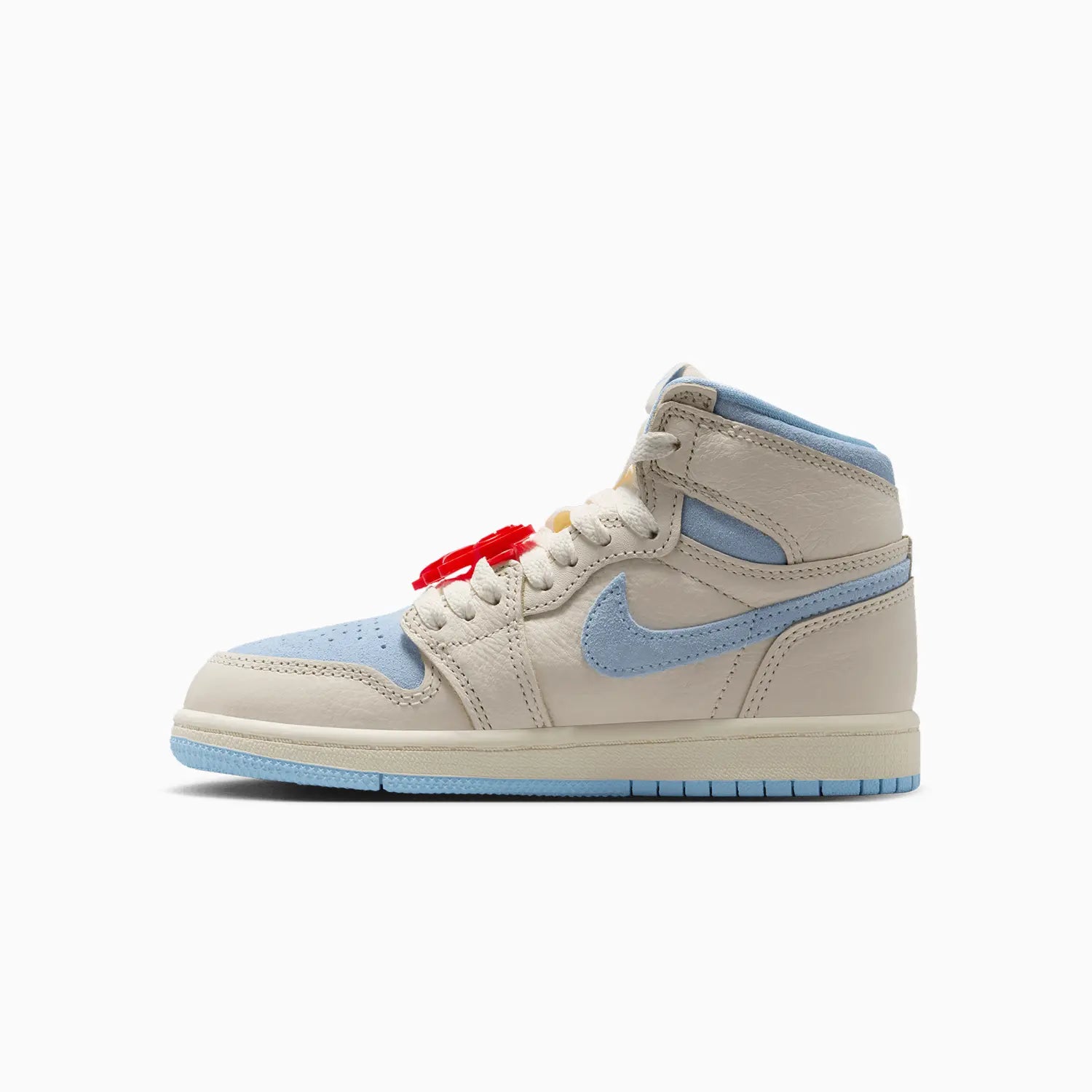 Kid's Jordan 1 Retro OG "Pale Ivory Psychic Blue" Pre School